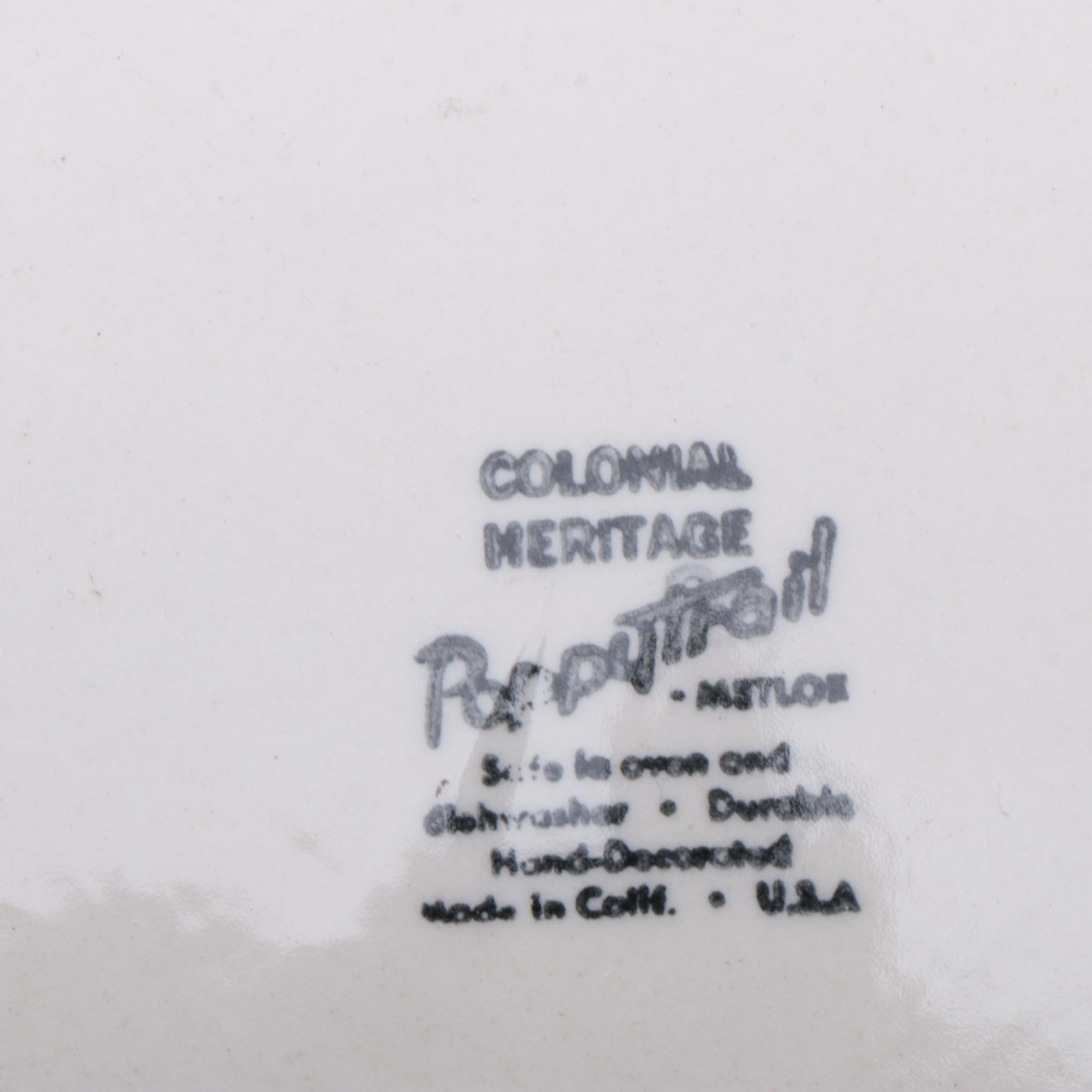 Vintage Poppytrail by Metlox "California Provincial" Porcelain Tableware