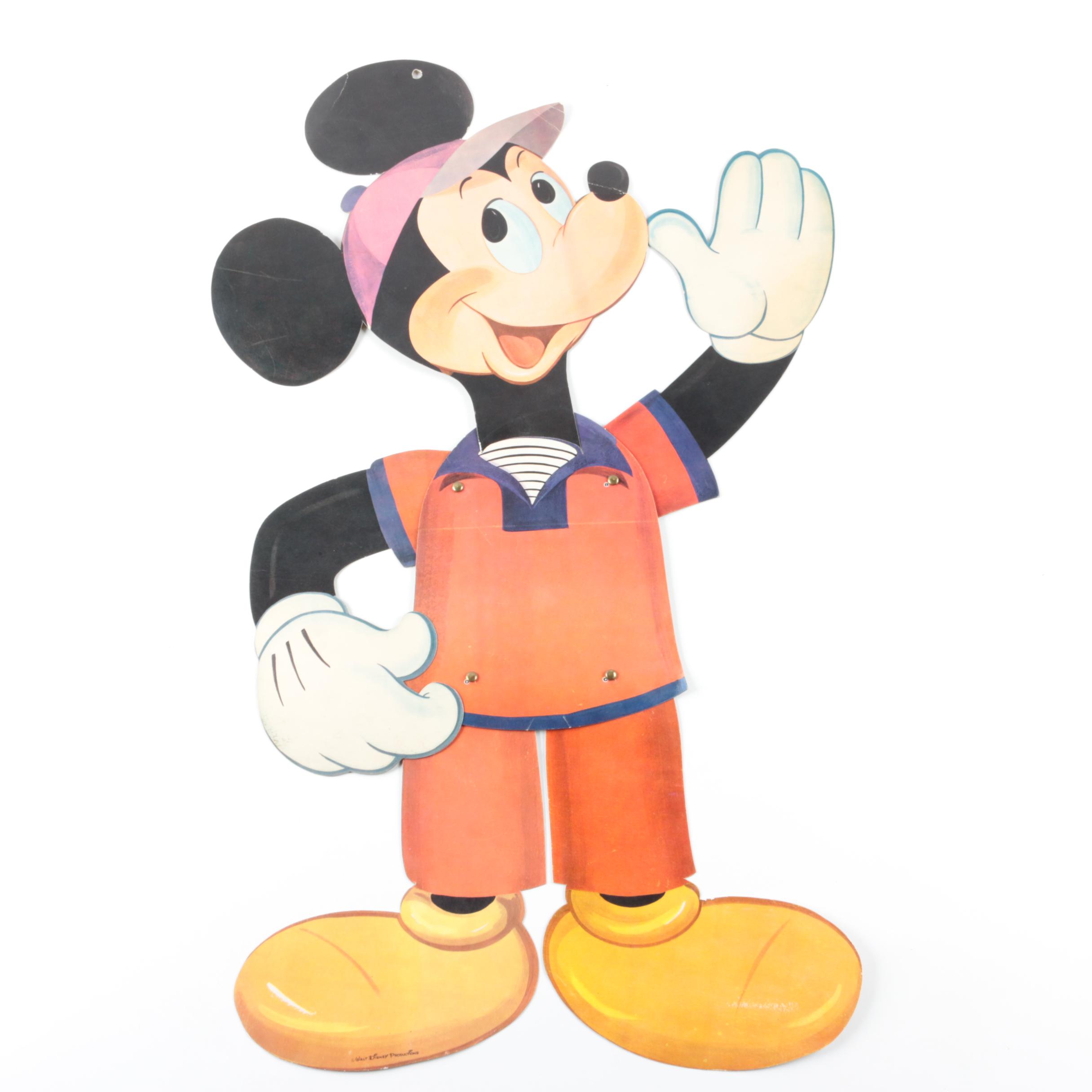 Vintage Mickey Mouse Posable Wall Poster