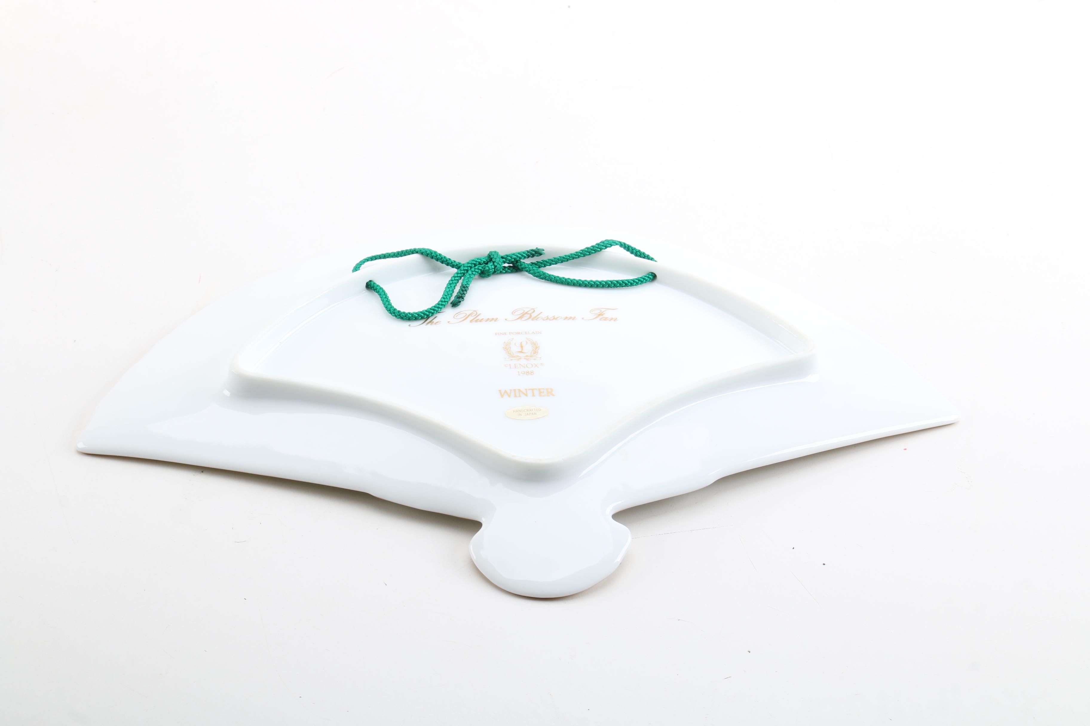 Lenox Porcelain Fan Wall Decor