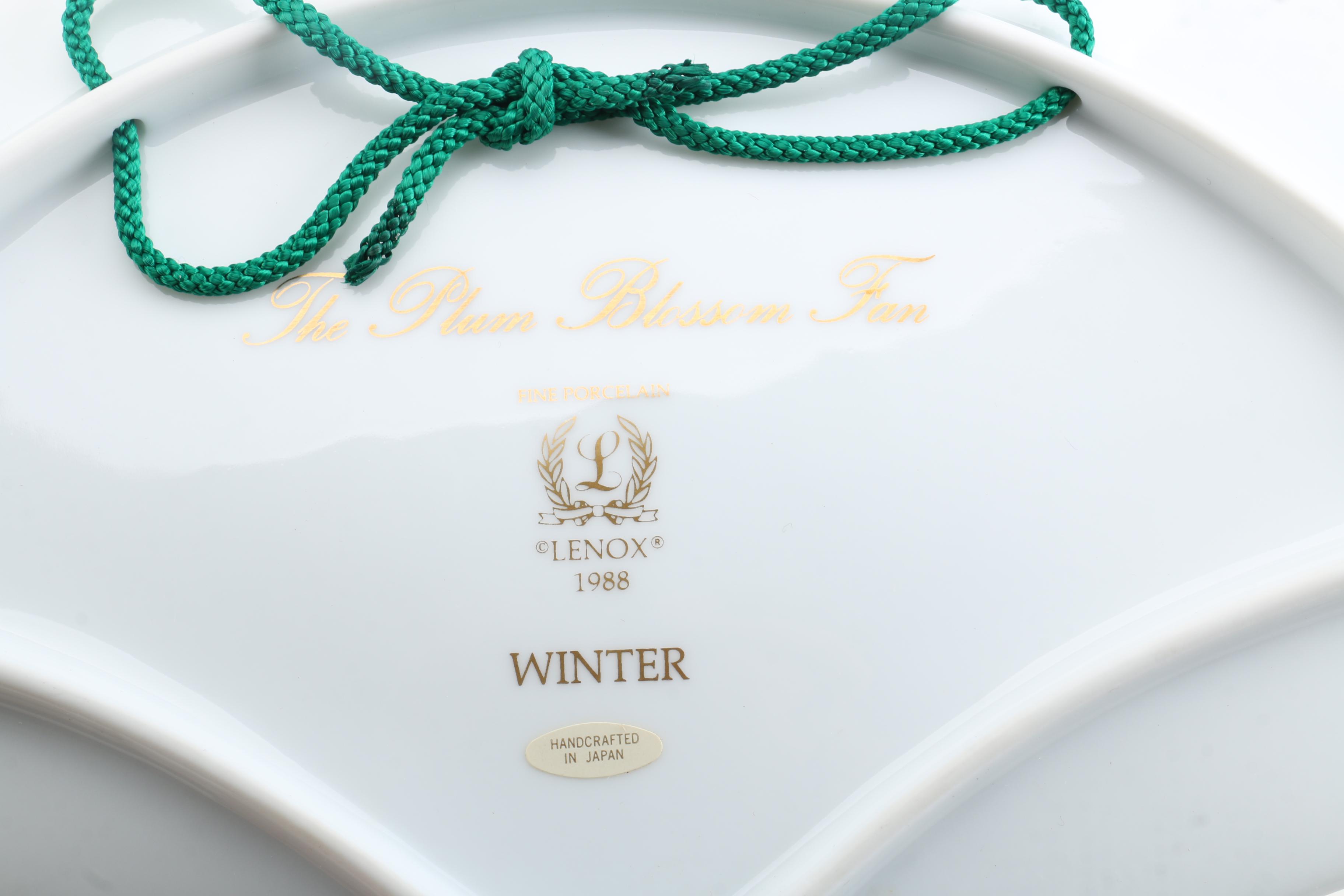 Lenox Porcelain Fan Wall Decor