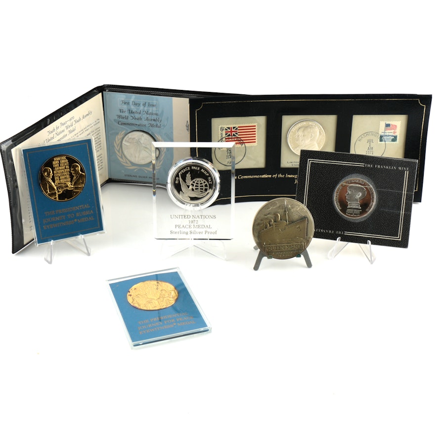 Seven Commemorative Medal Sets