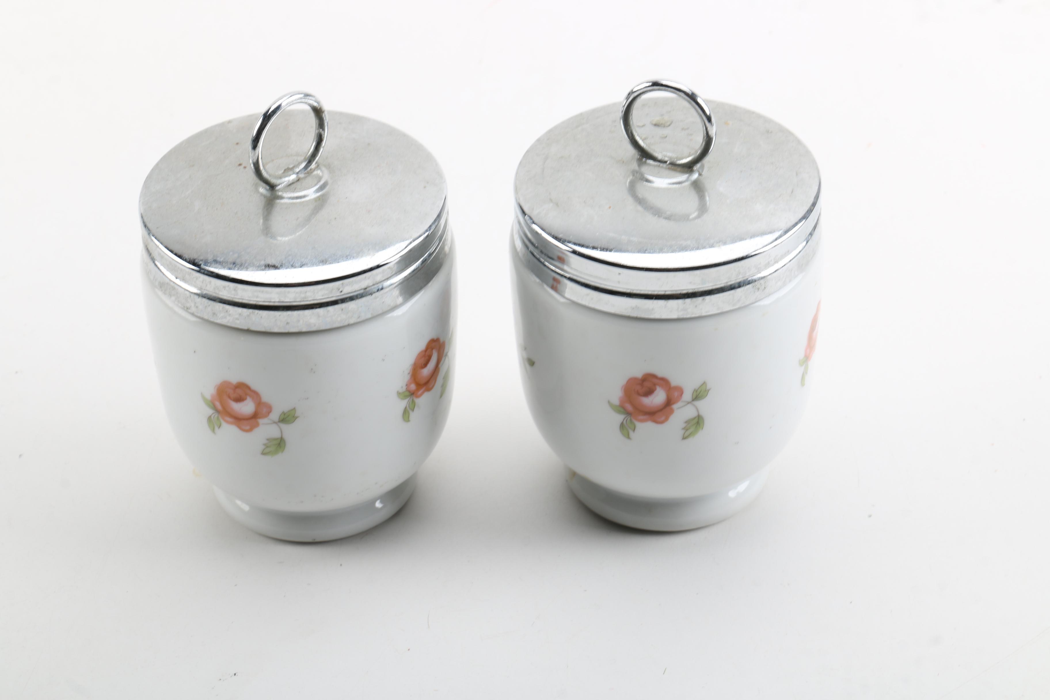 Royal Worcester Porcelain Egg Coddlers