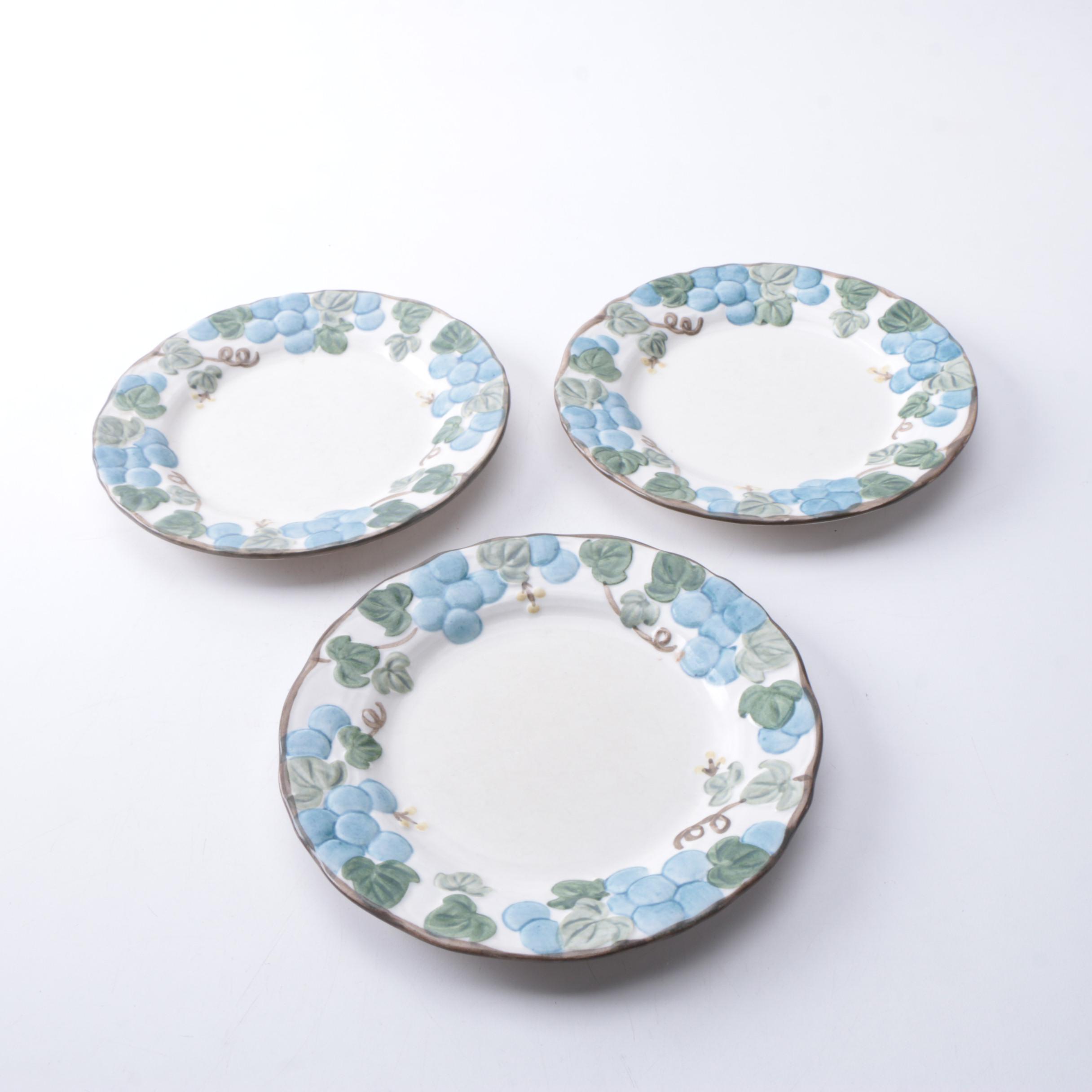 Vintage Poppytrail by Metlox "Sculptured Grape" Porcelain Tableware