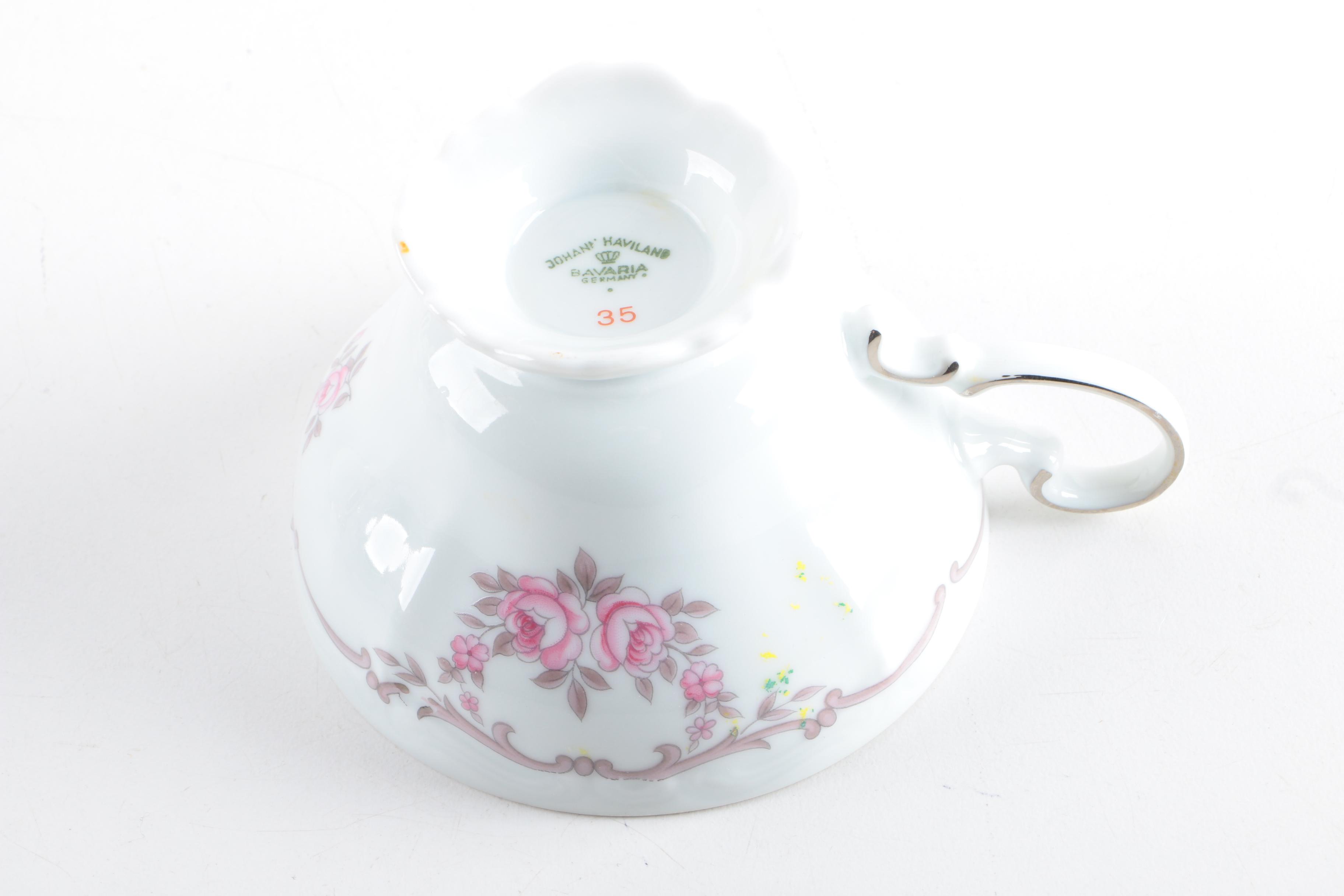 Johann Haviland "Petit Point" Porcelain Tableware