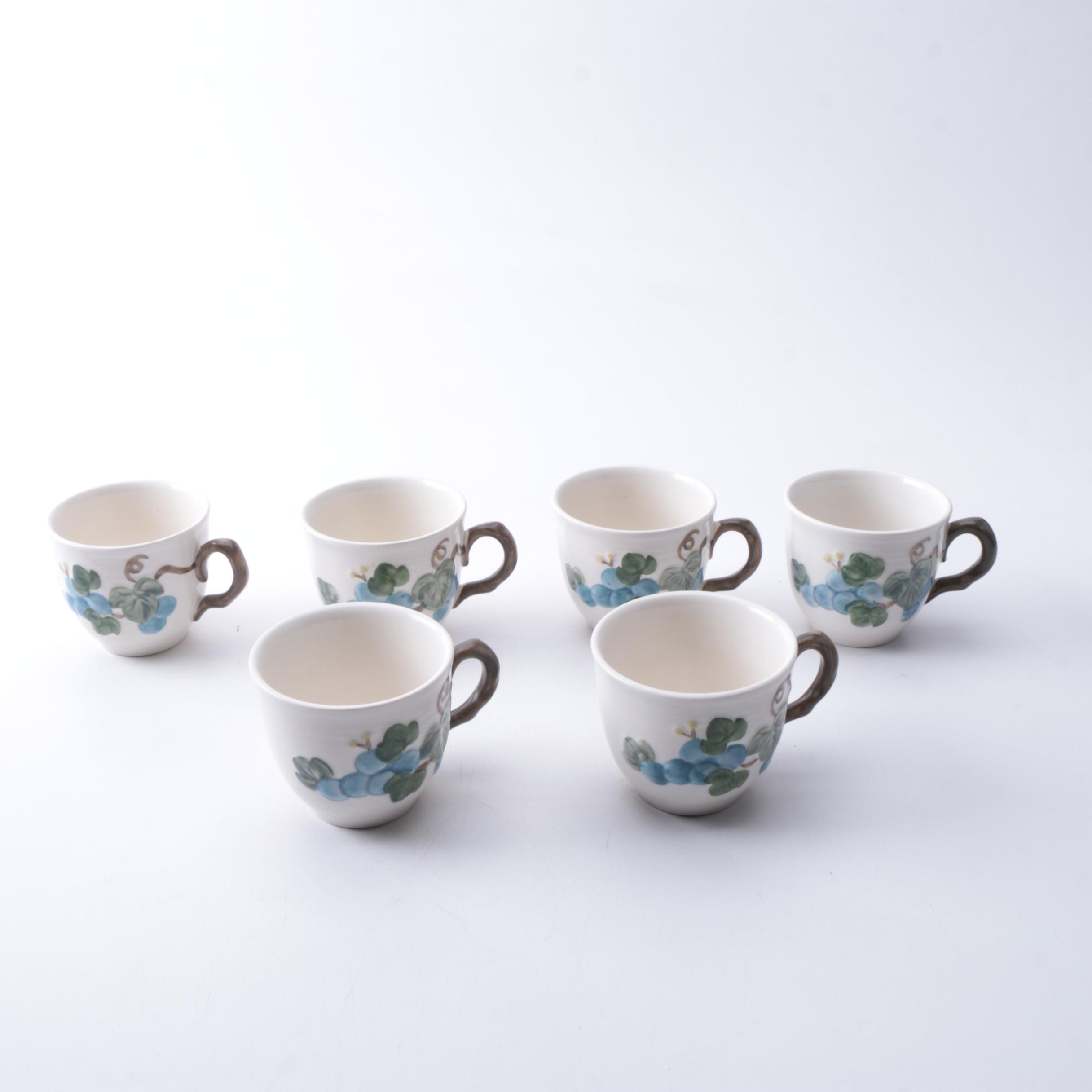 Vintage Poppytrail by Metlox "Sculptured Grape" Porcelain Tableware