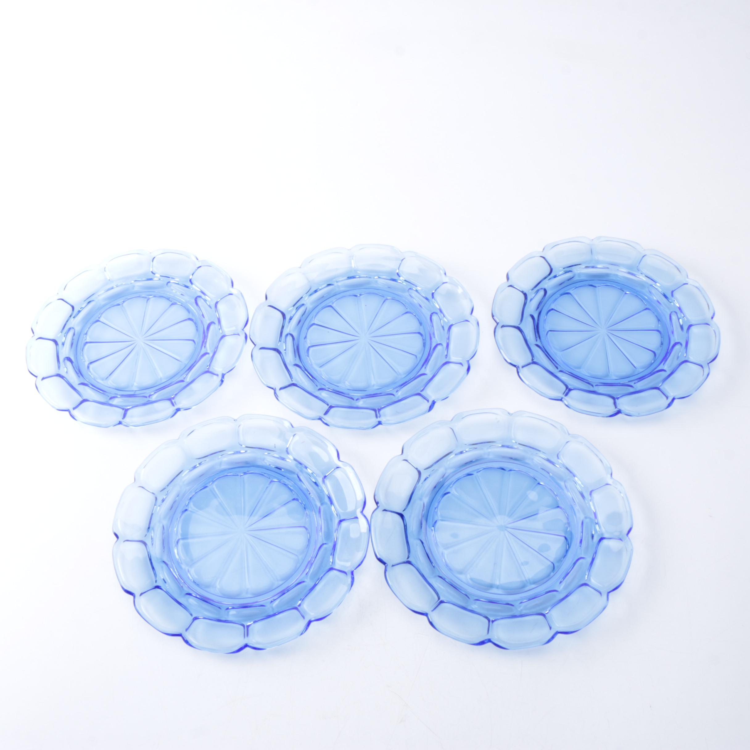 Blue Glass Plates