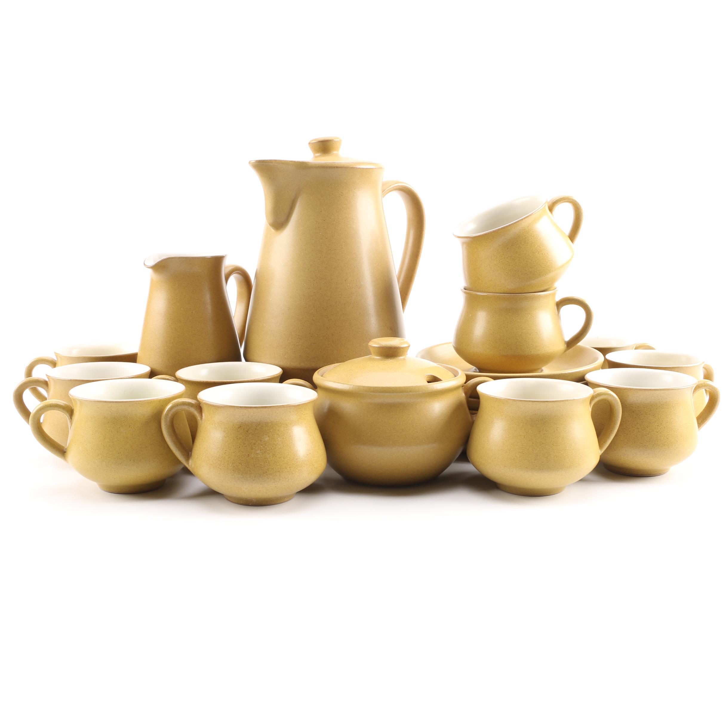 Circa 1970s Denby "Ode" Stoneware Coffee Service