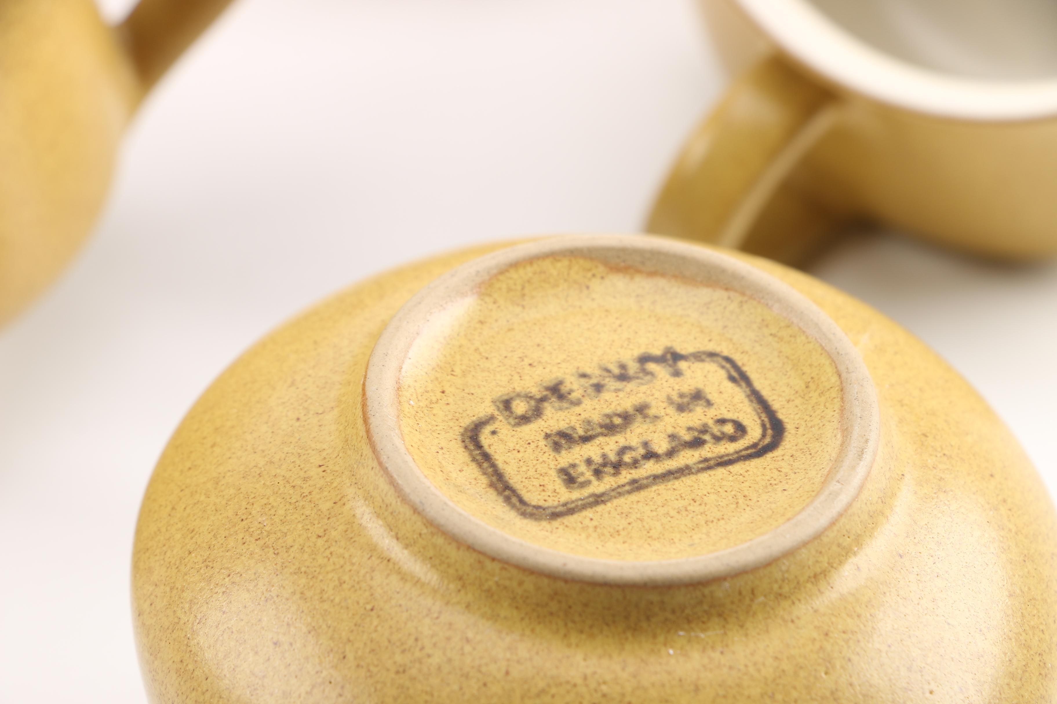 Circa 1970s Denby "Ode" Stoneware Coffee Service