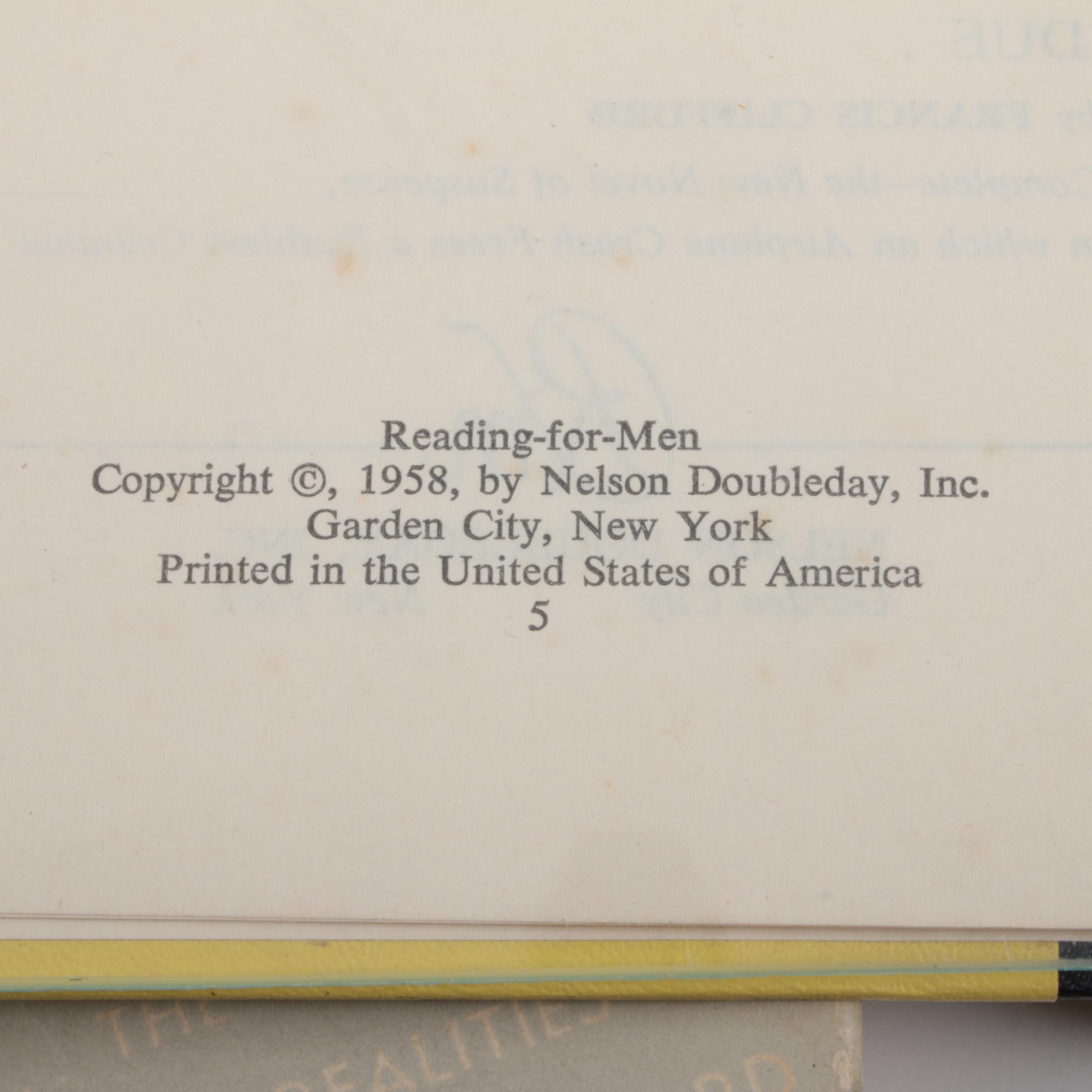 1958 "Reading-for-Men" Anthology