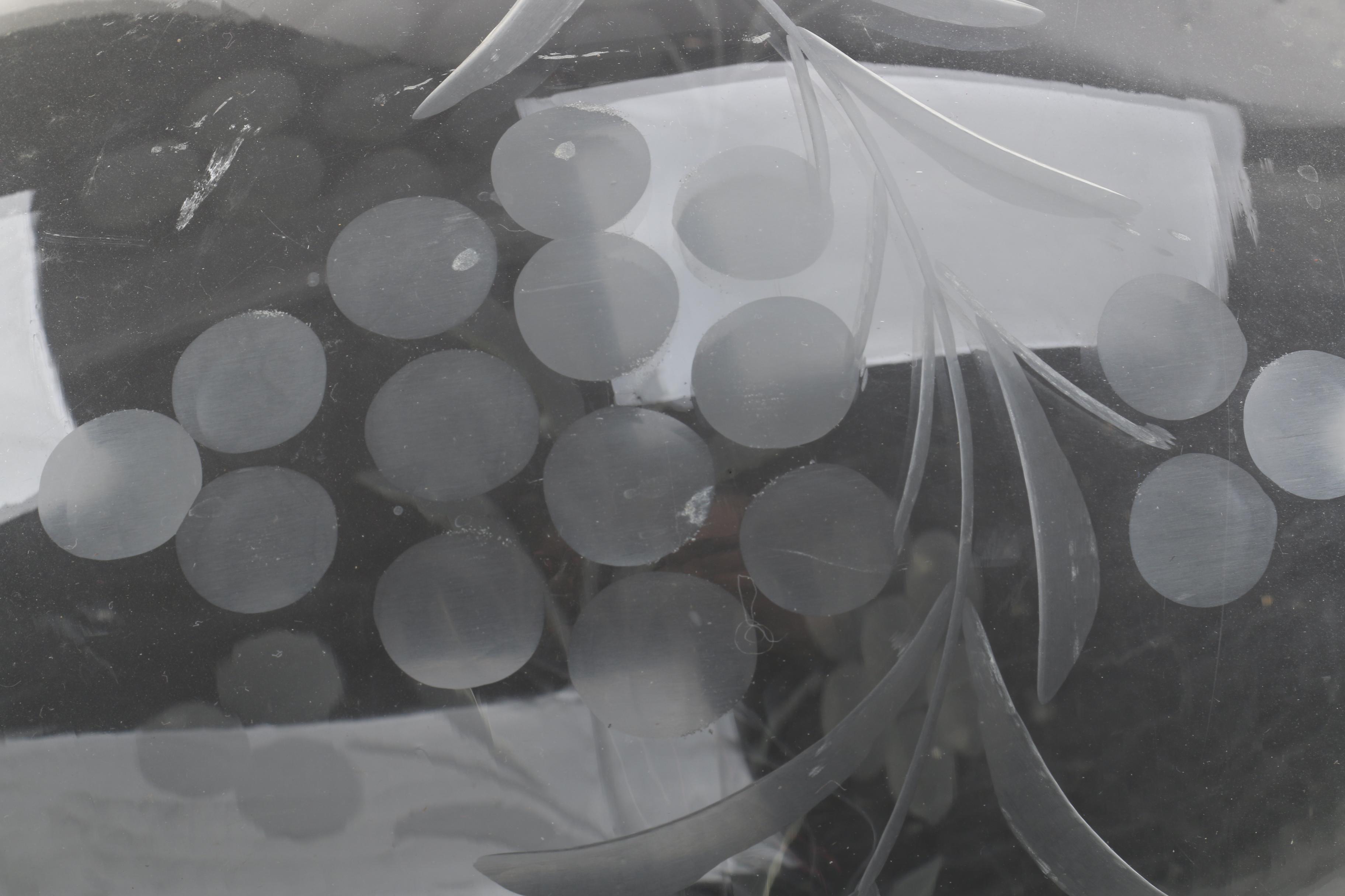 Etched Glass Hurricane Shade