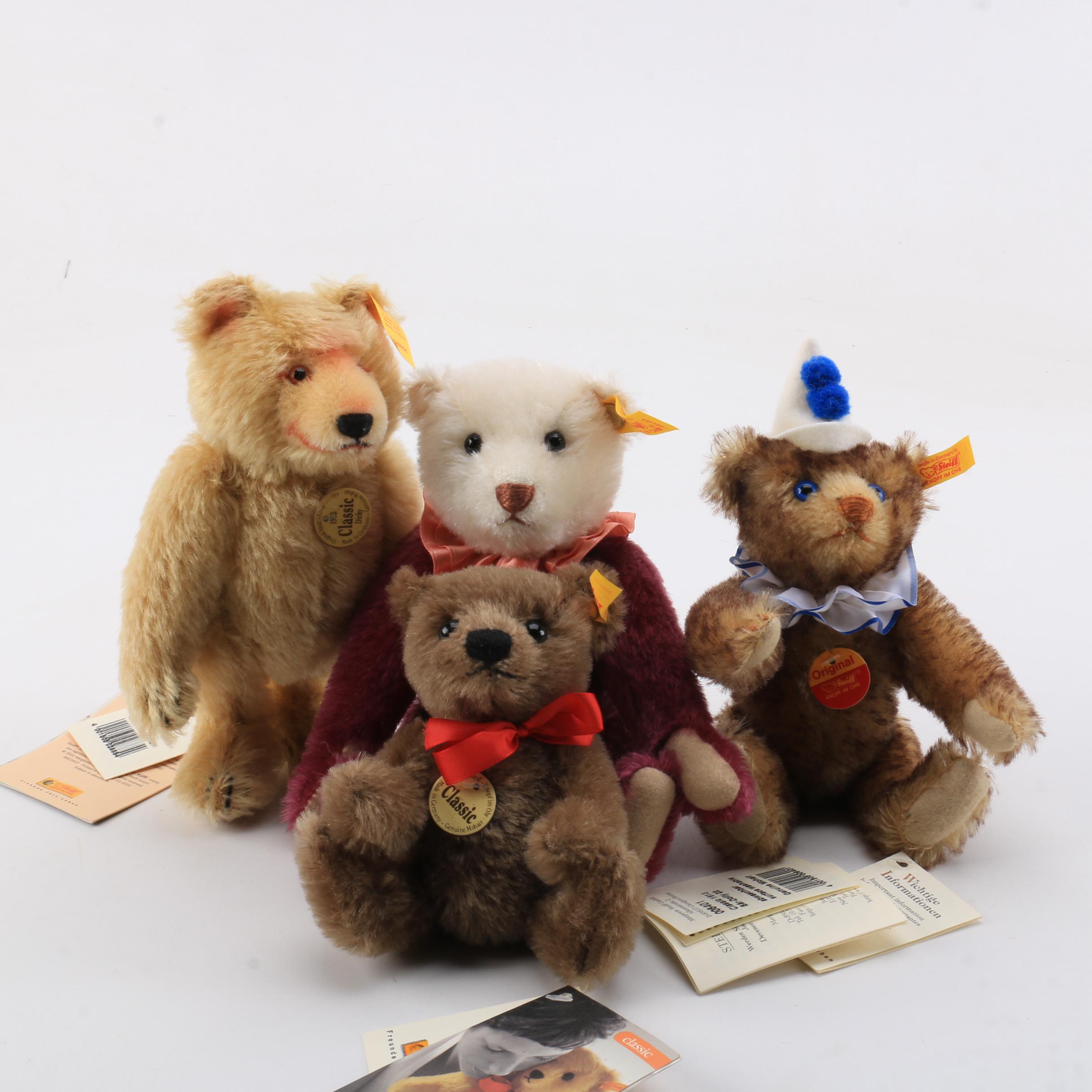 Steiff Classic Plush Teddy Bears Featuring "Dicky"