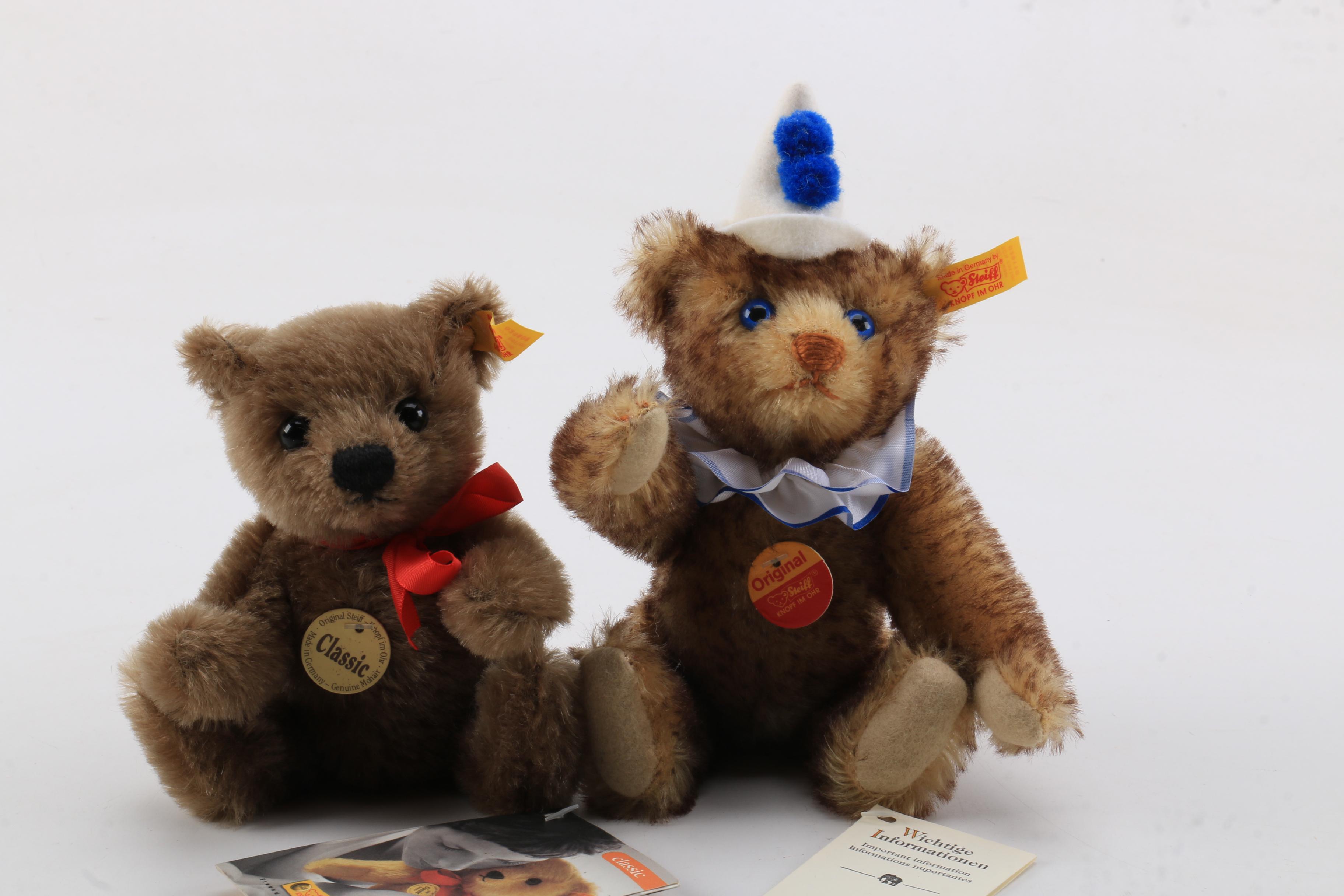 Steiff Classic Plush Teddy Bears Featuring "Dicky"