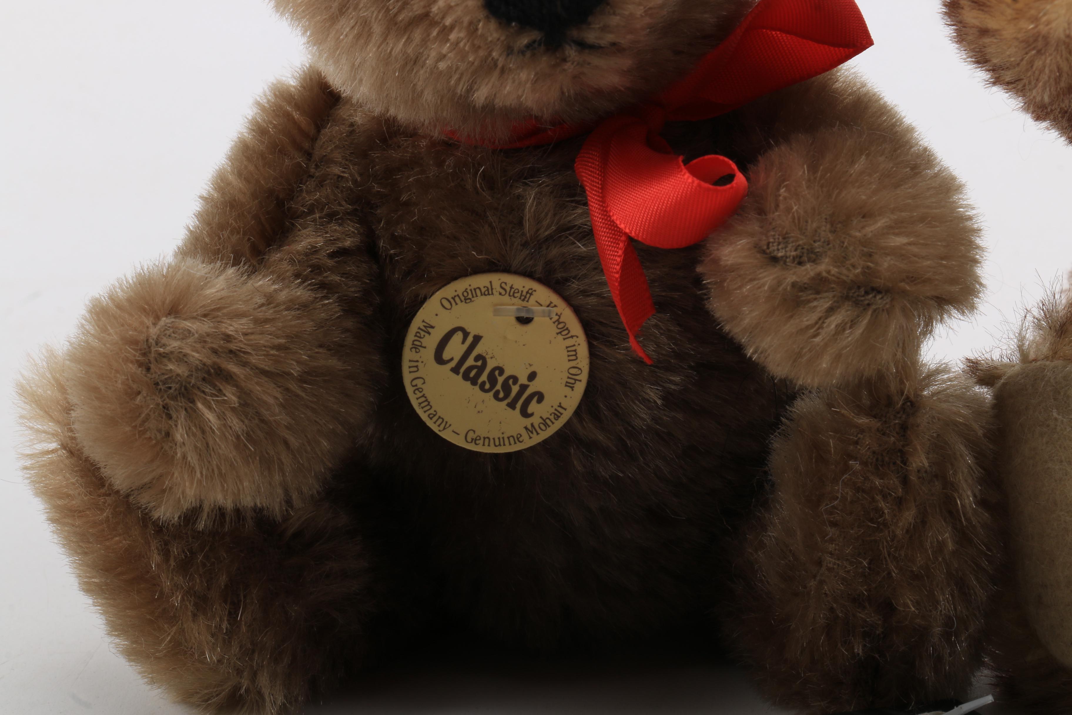 Steiff Classic Plush Teddy Bears Featuring "Dicky"