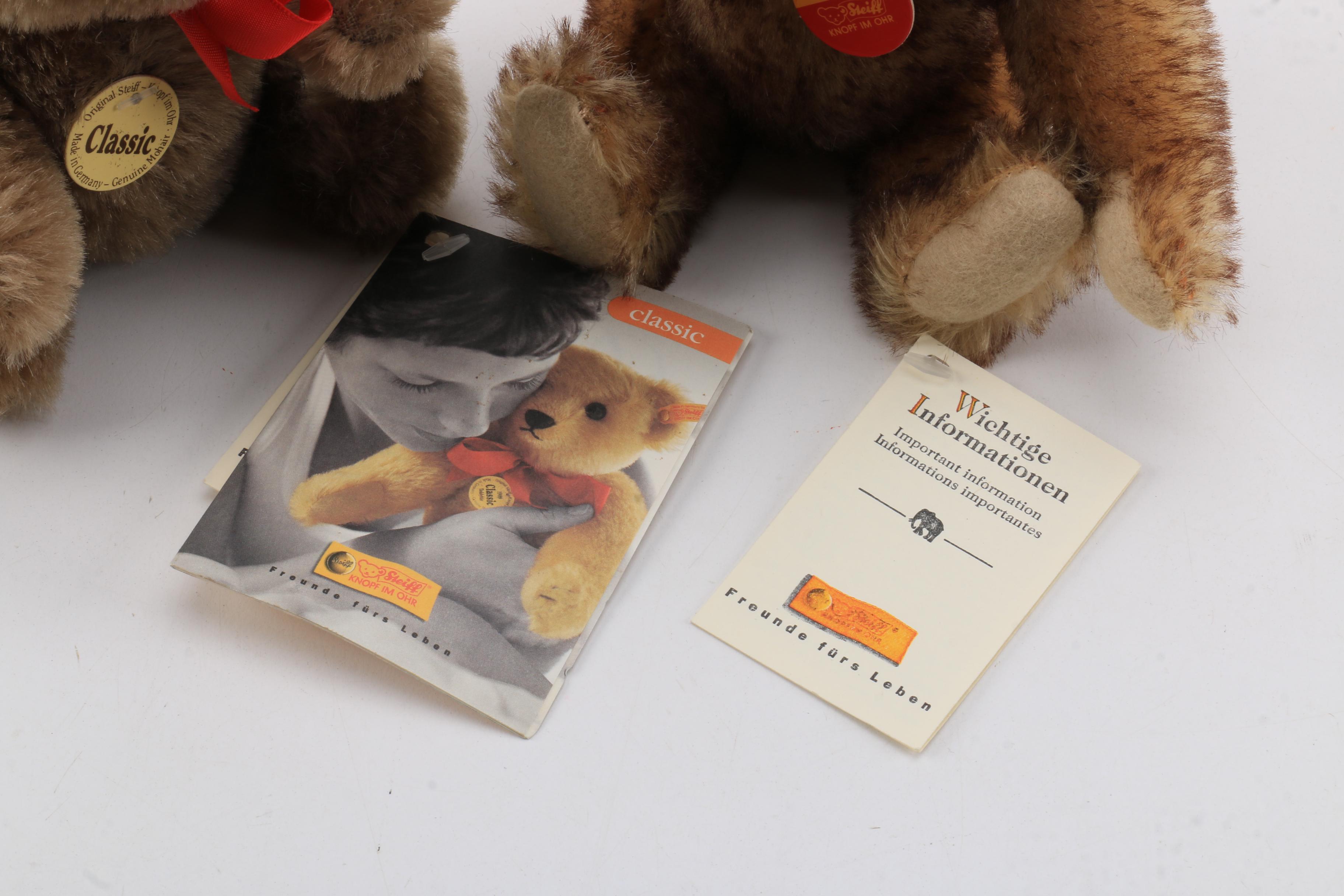 Steiff Classic Plush Teddy Bears Featuring "Dicky"