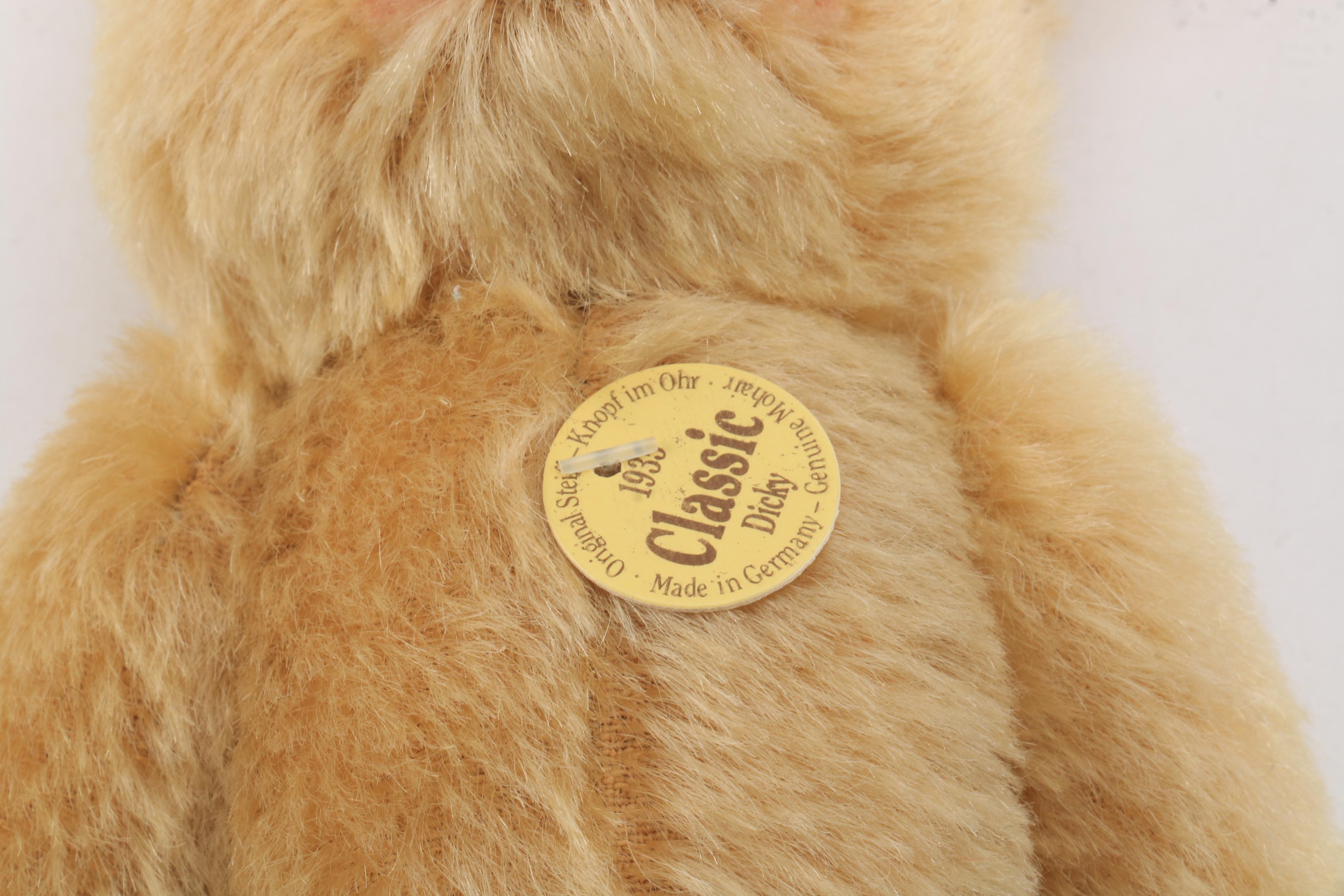 Steiff Classic Plush Teddy Bears Featuring "Dicky"