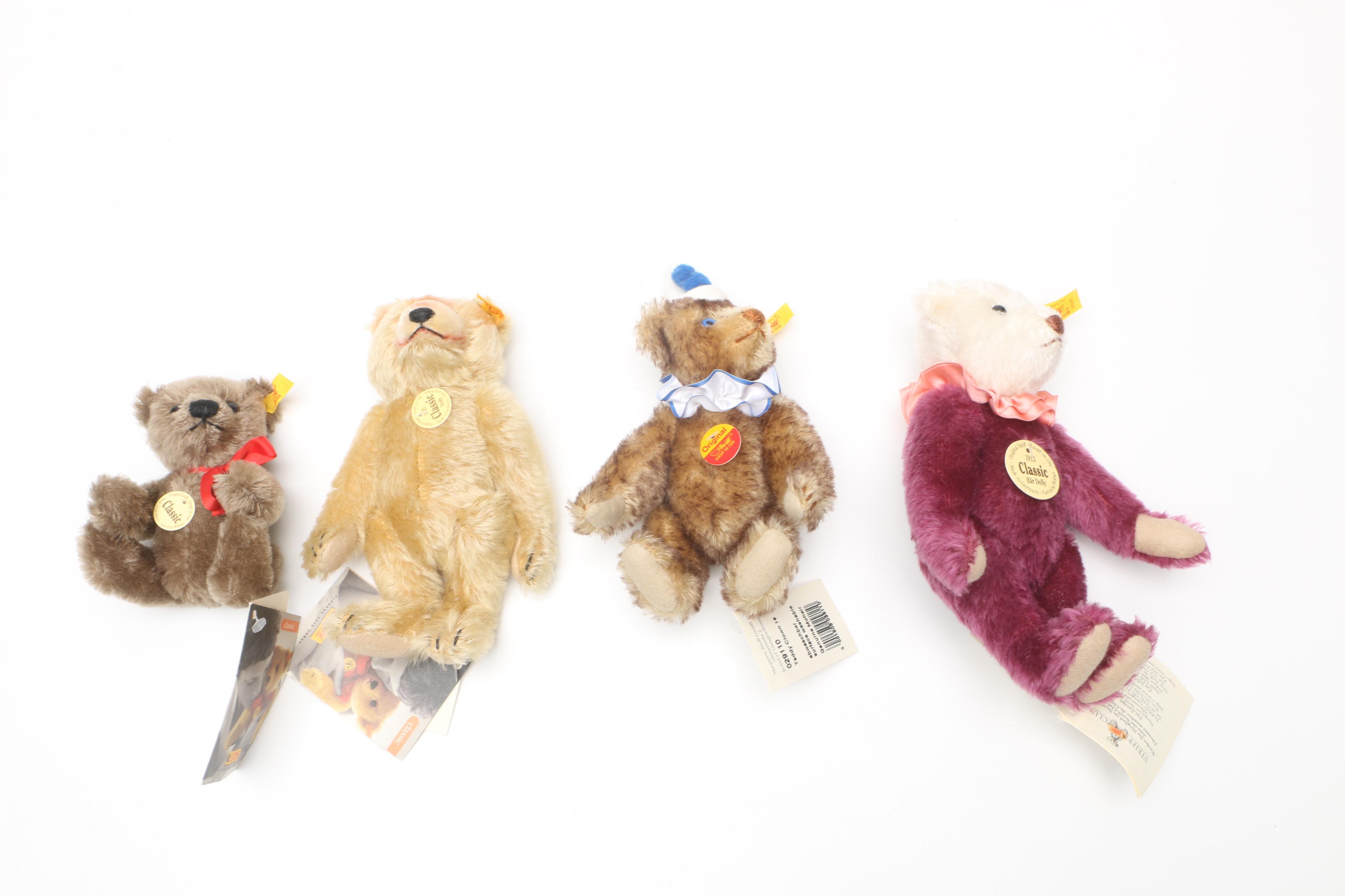 Steiff Classic Plush Teddy Bears Featuring "Dicky"