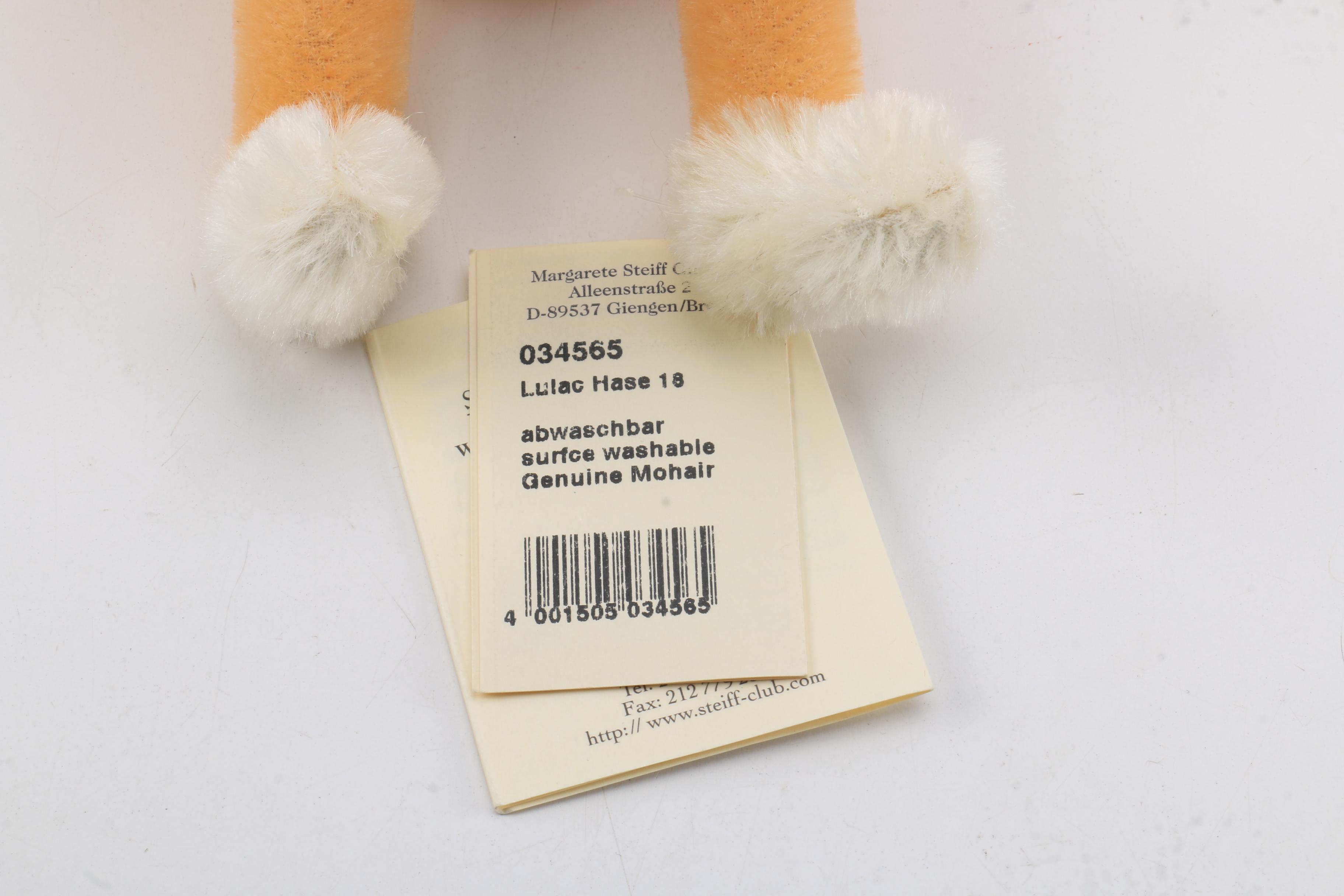 Steiff Limited Edition "Scary Cat", "Lulac", and "Happy" Plush Animals