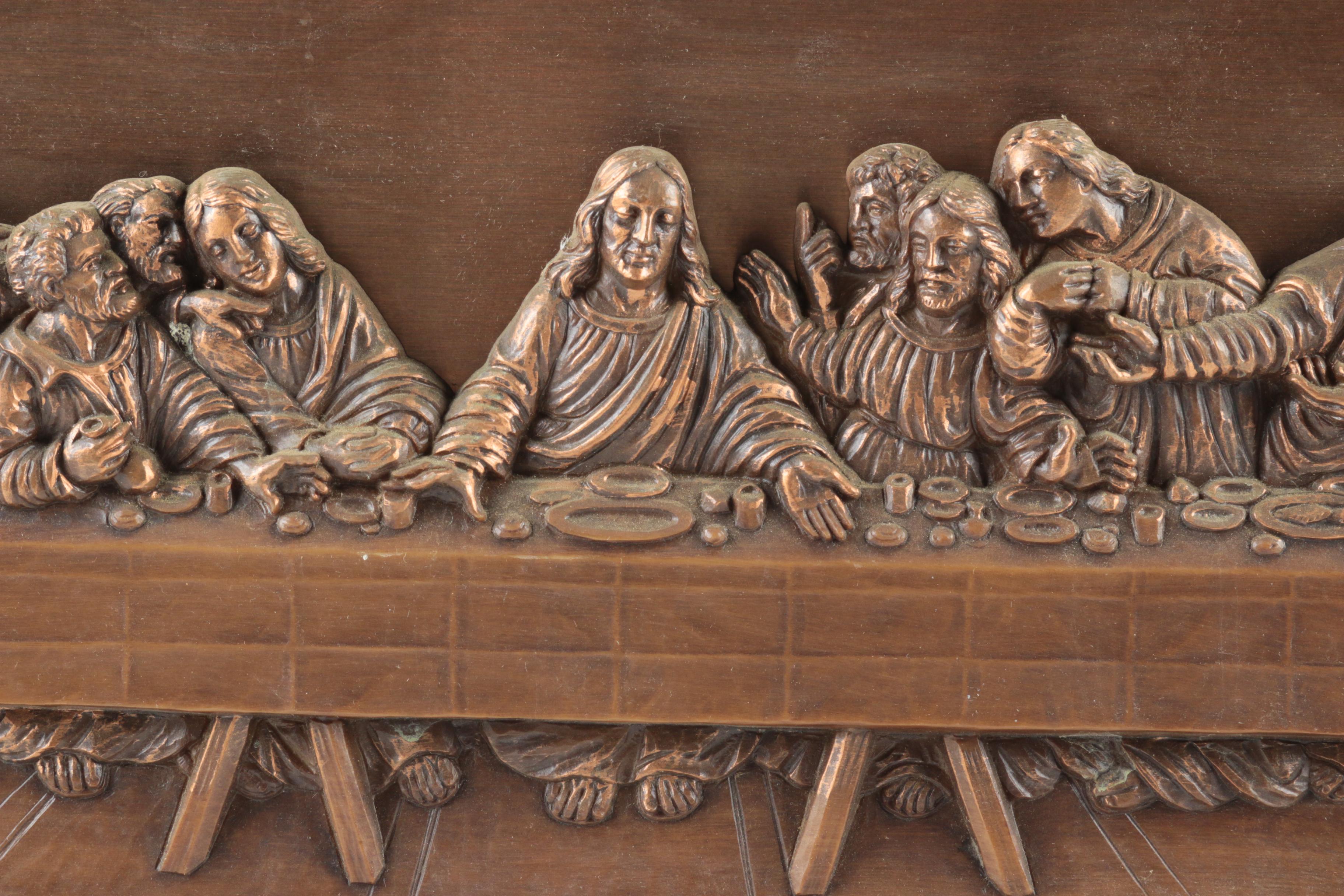 Coppercraft Relief Panel "The Last Supper"