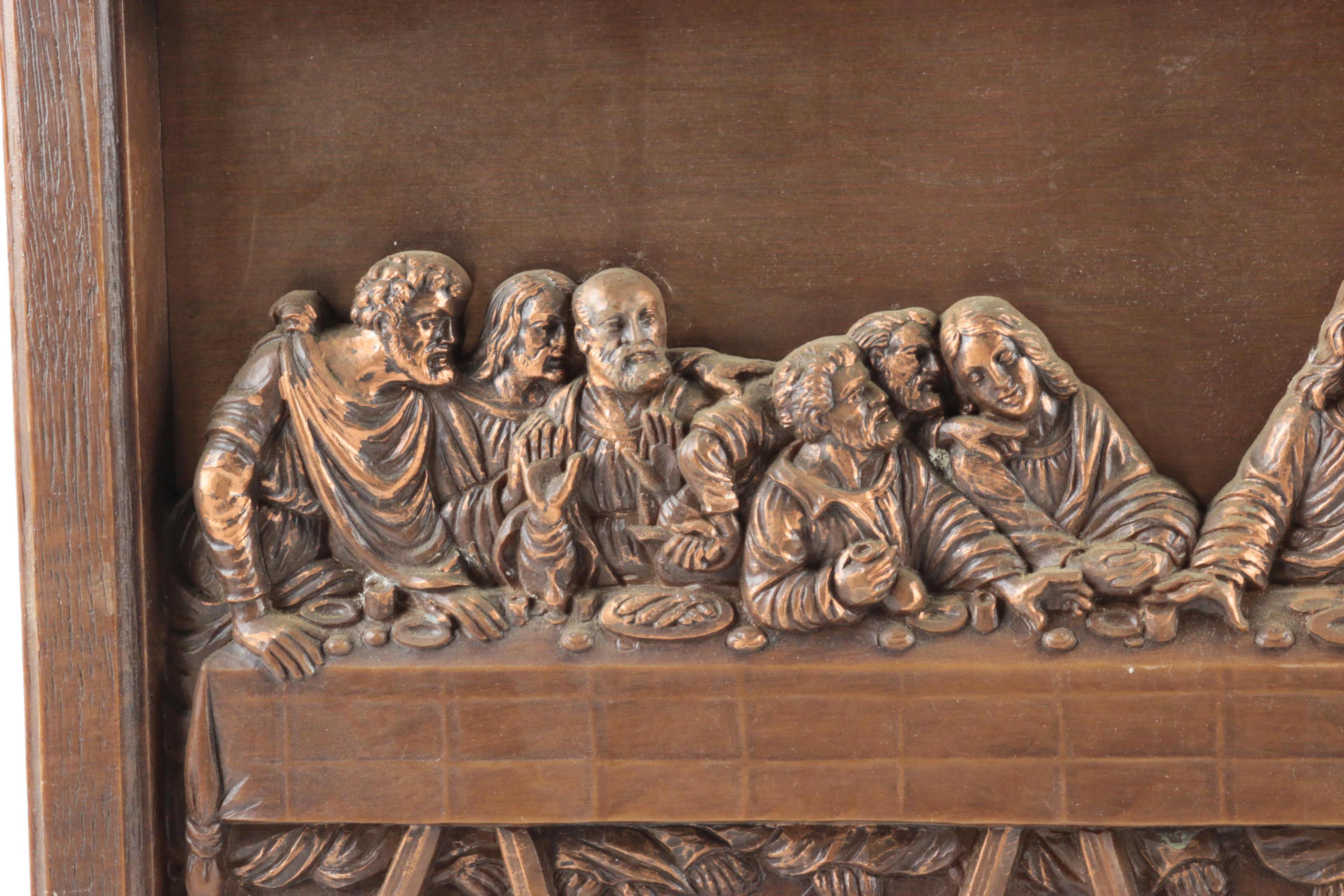 Coppercraft Relief Panel "The Last Supper"