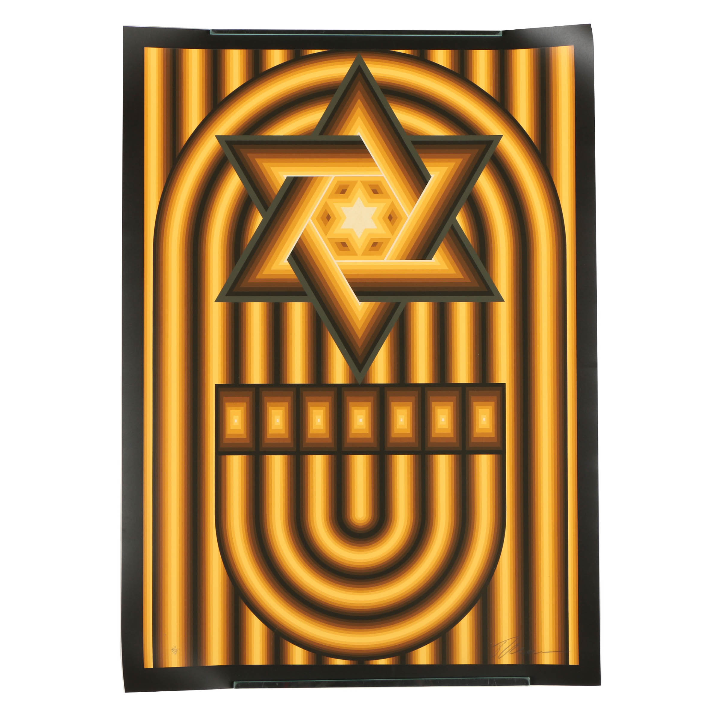 Lev Moross Serigraph "Star of David"
