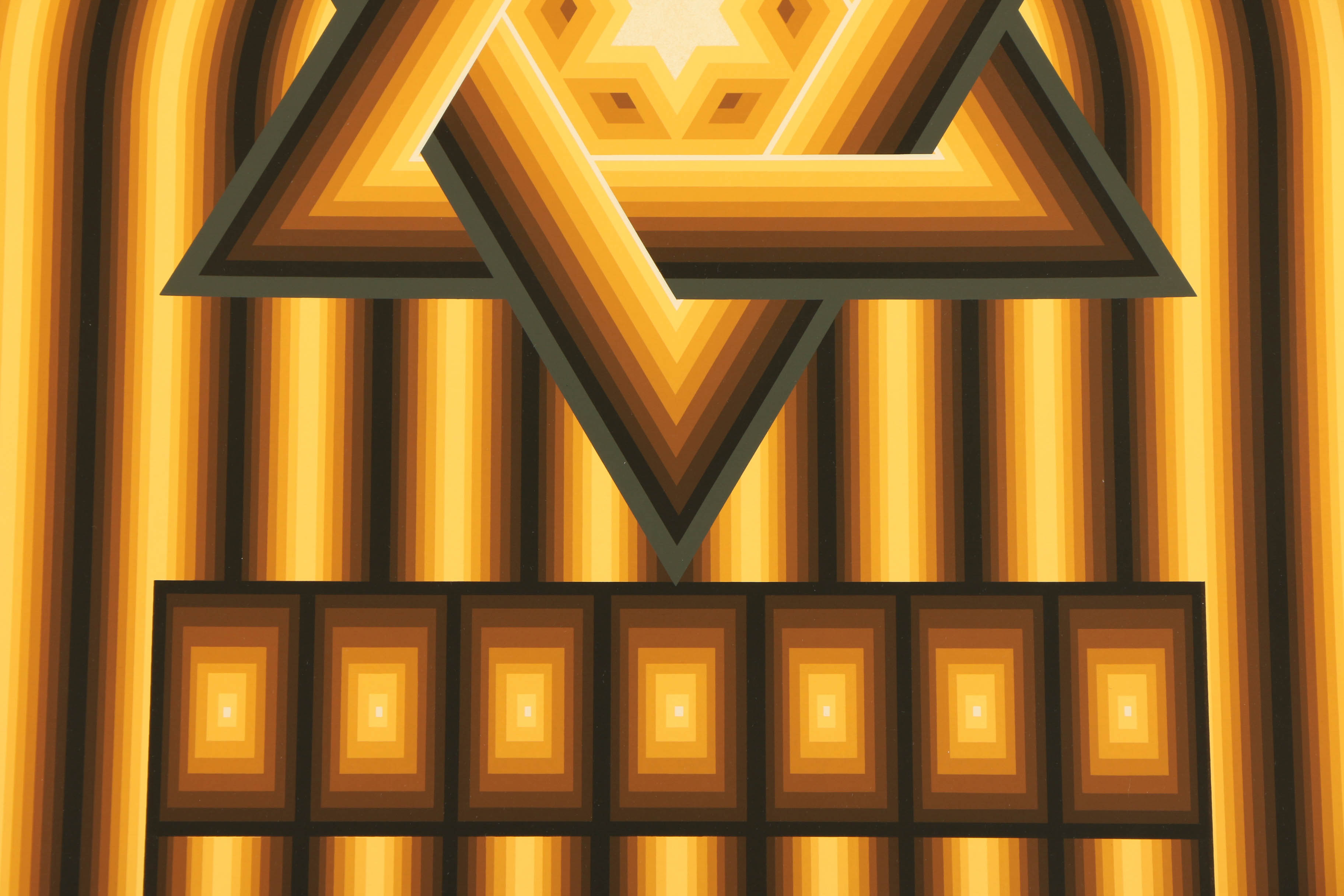 Lev Moross Serigraph "Star of David"