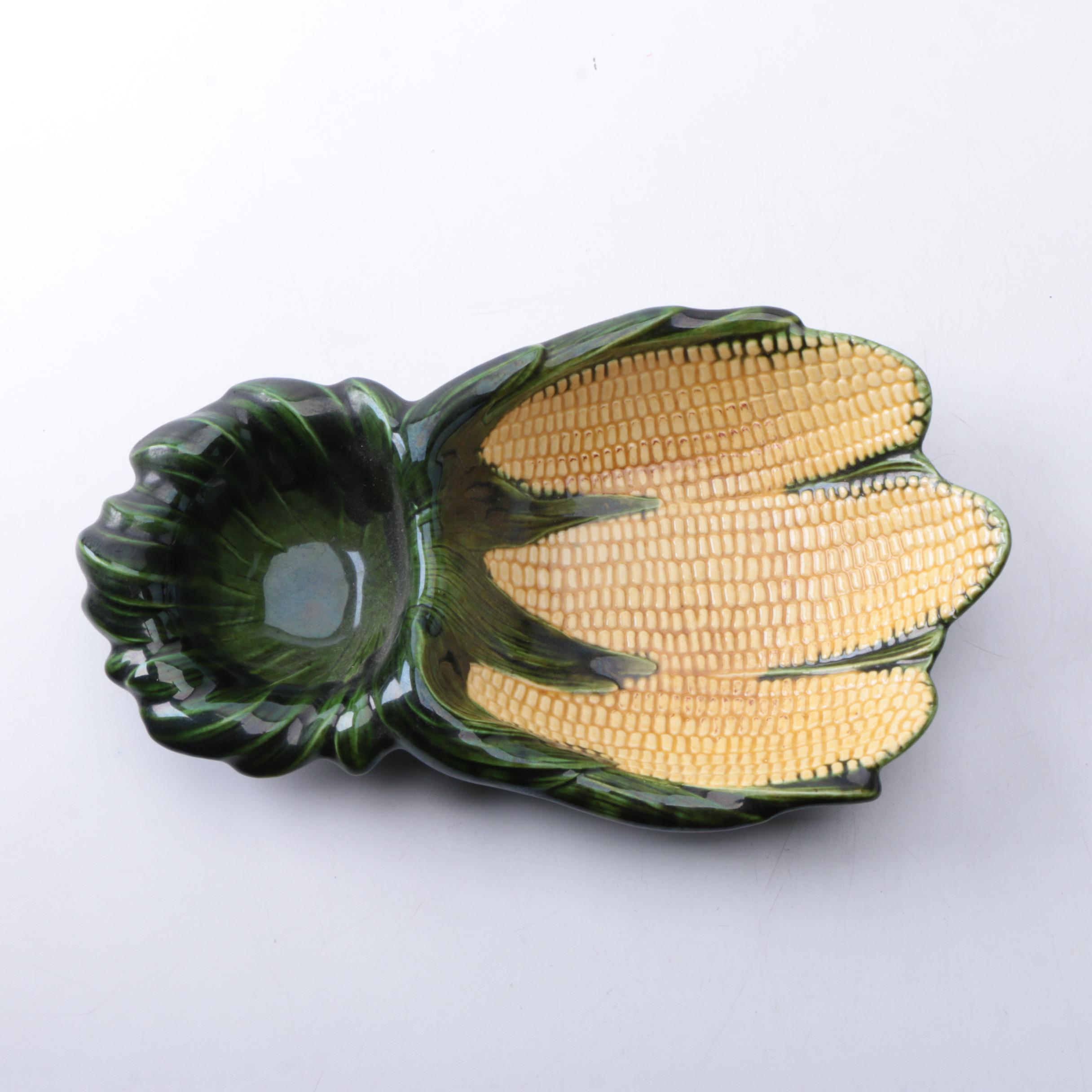Vintage Metlox Corn on the Cob Serving Dish