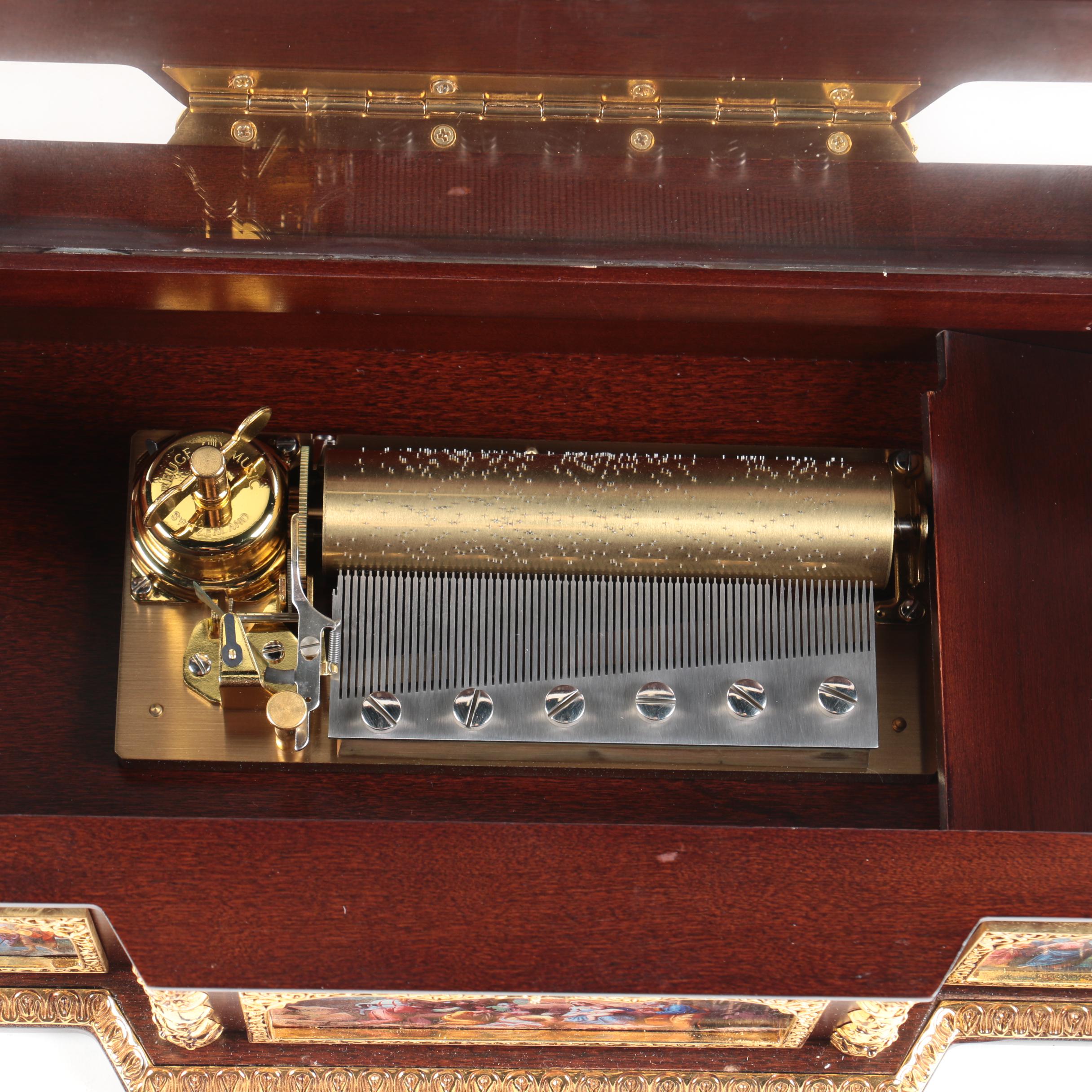 Franklin Mint "Life of Christ" Cylinder Music Box