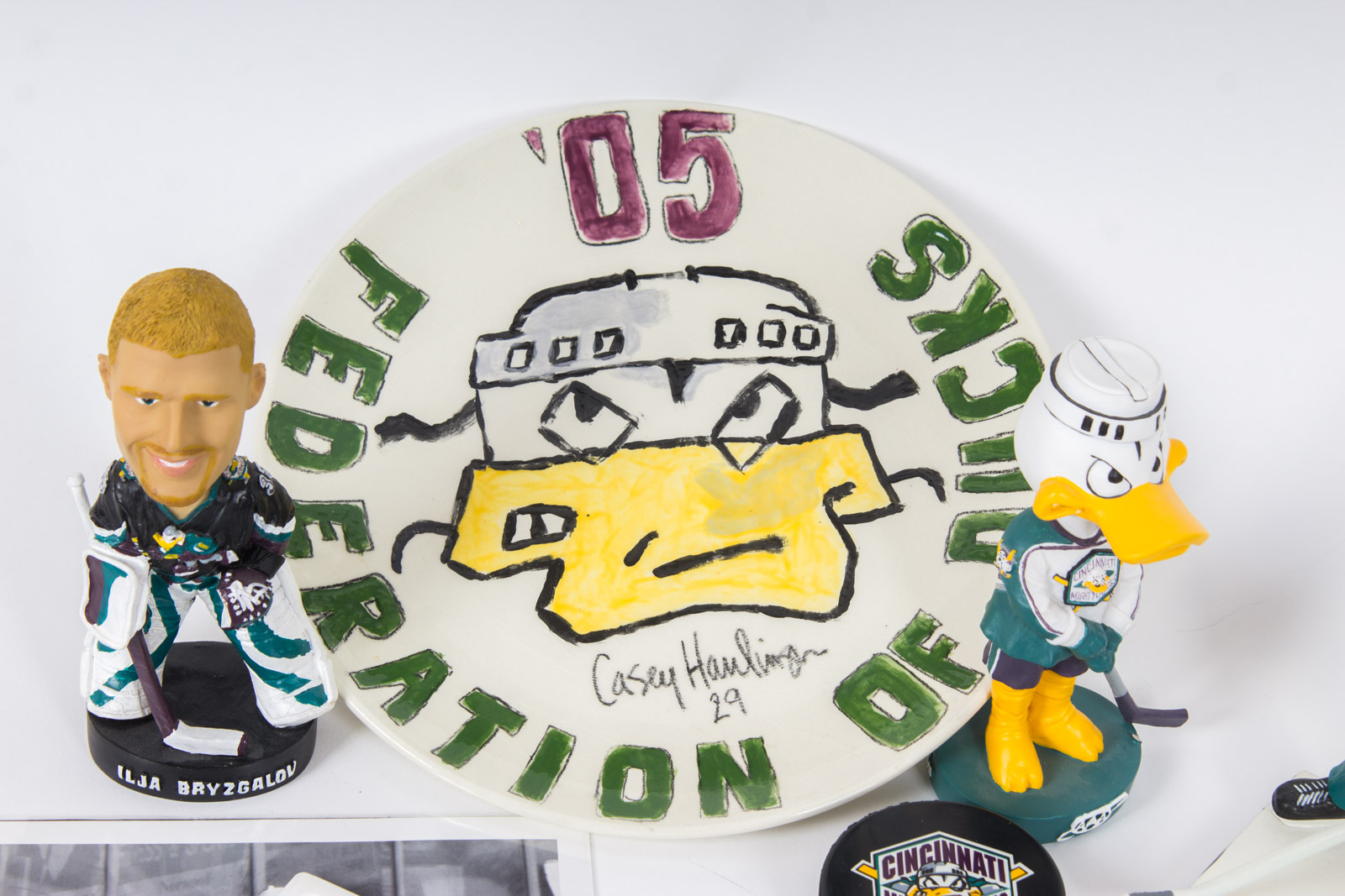 Cincinnati Mighty Ducks Memorabilia and Signed Items