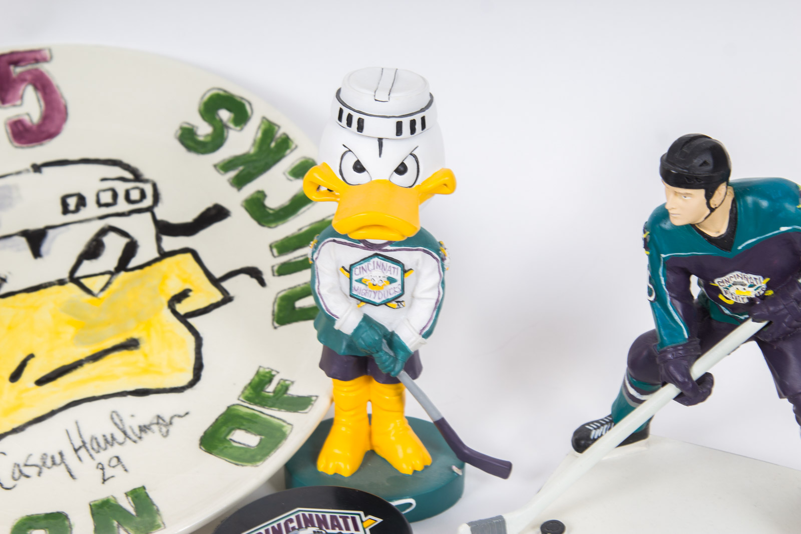 Cincinnati Mighty Ducks Memorabilia and Signed Items