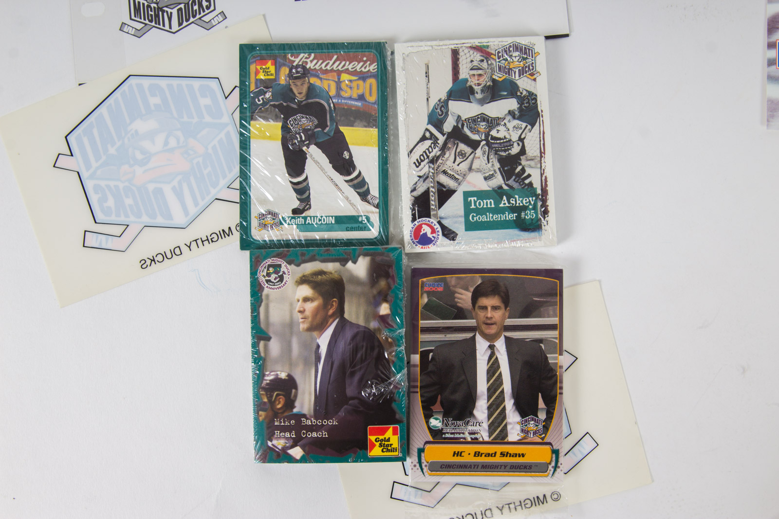 Cincinnati Mighty Ducks Memorabilia and Signed Items