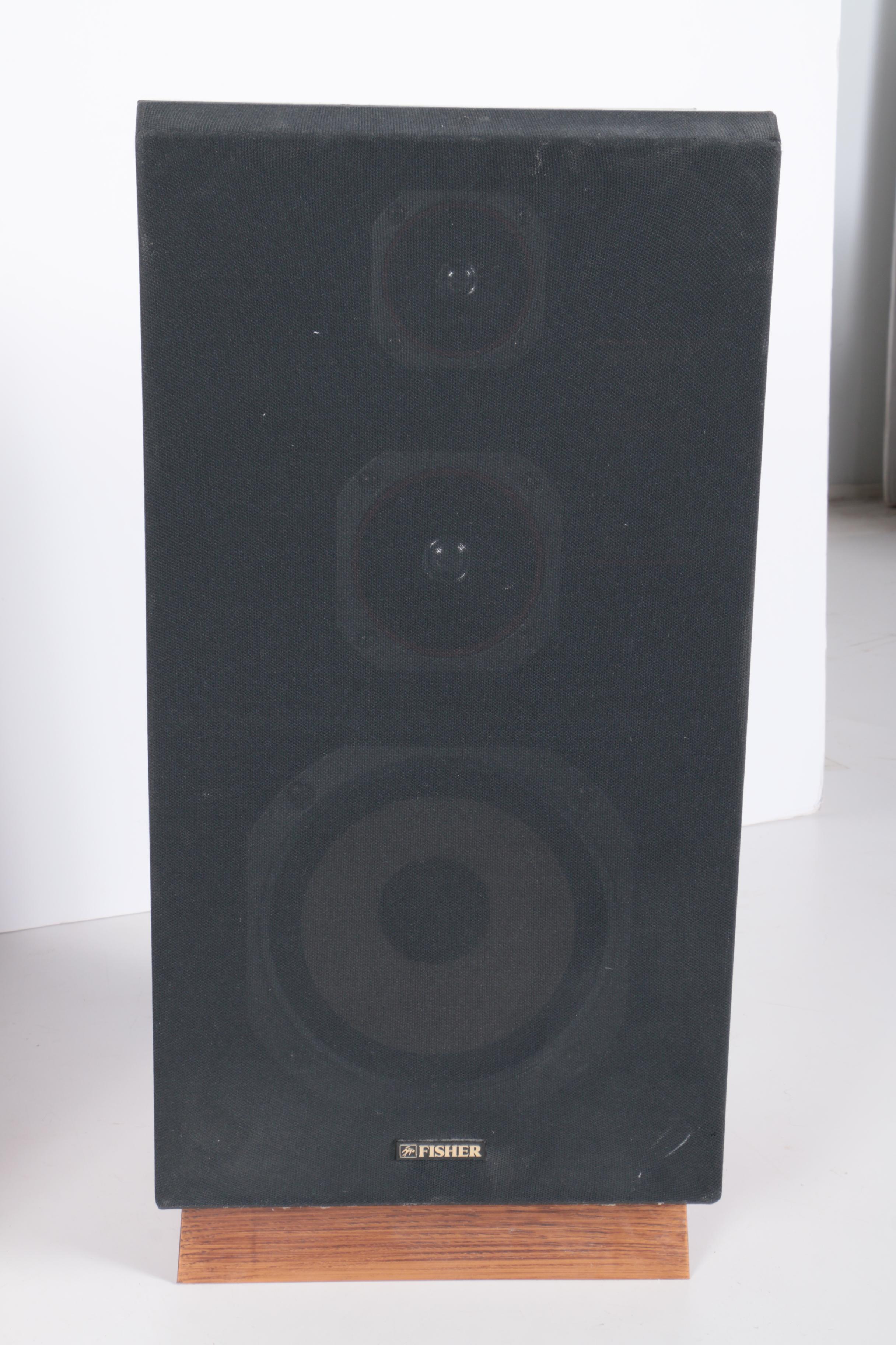 Fisher Stereo System and Speakers