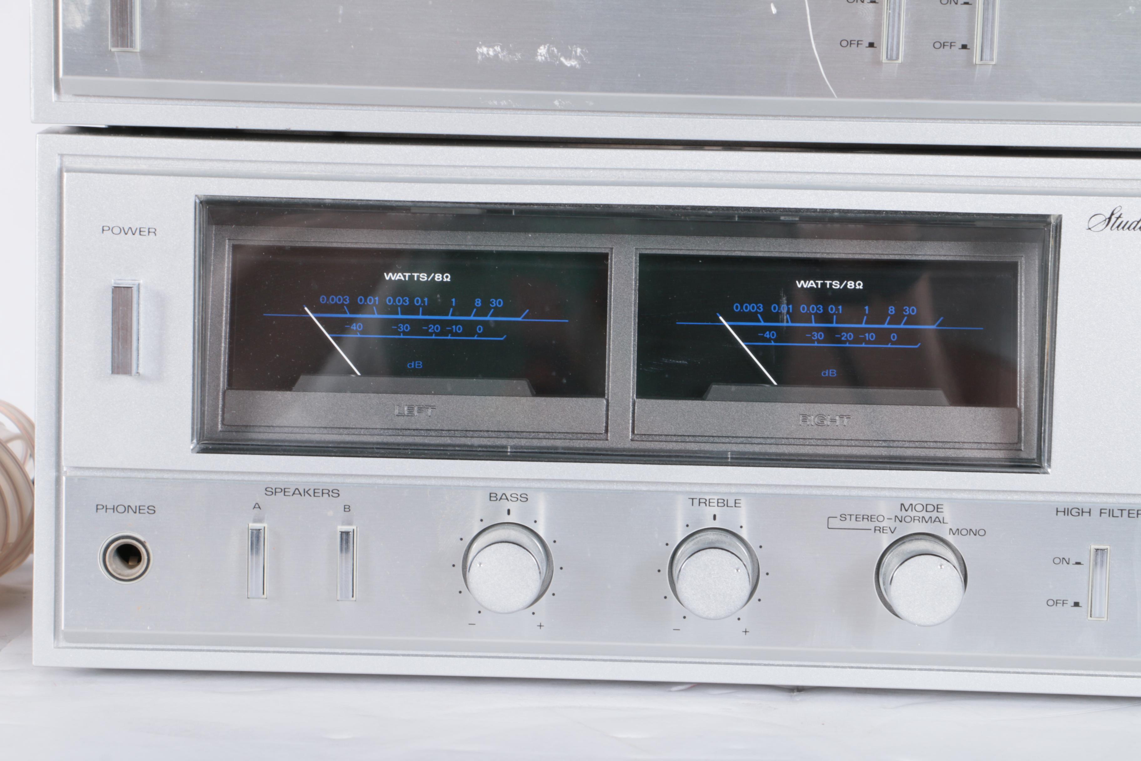 Fisher Stereo System and Speakers