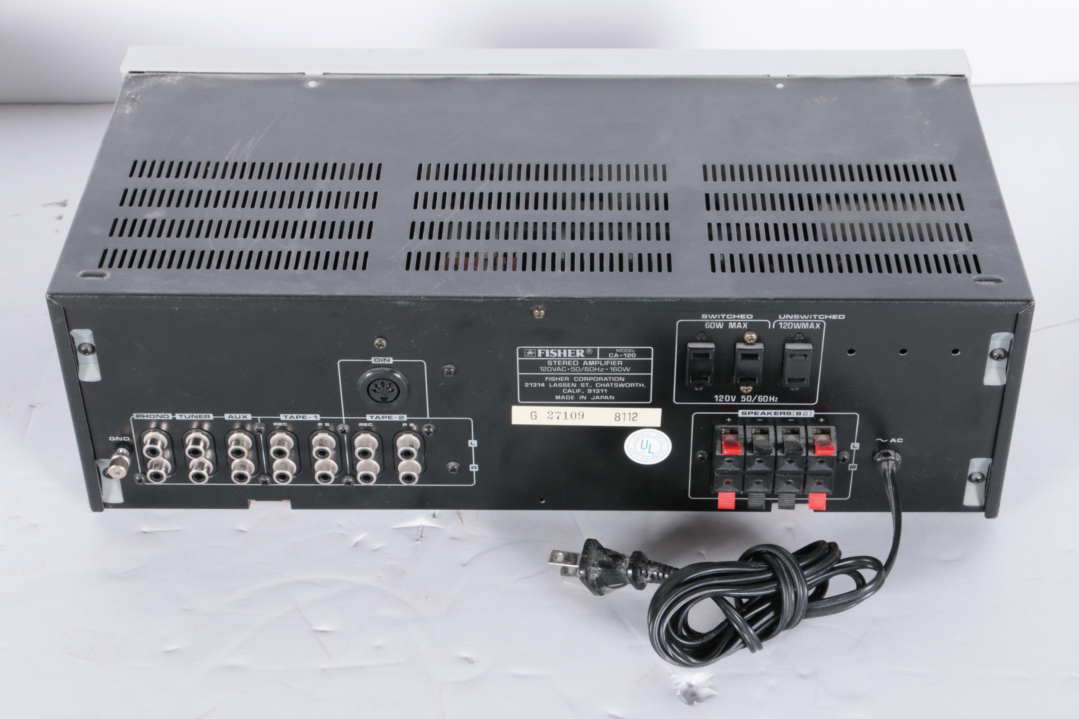 Fisher Stereo System and Speakers