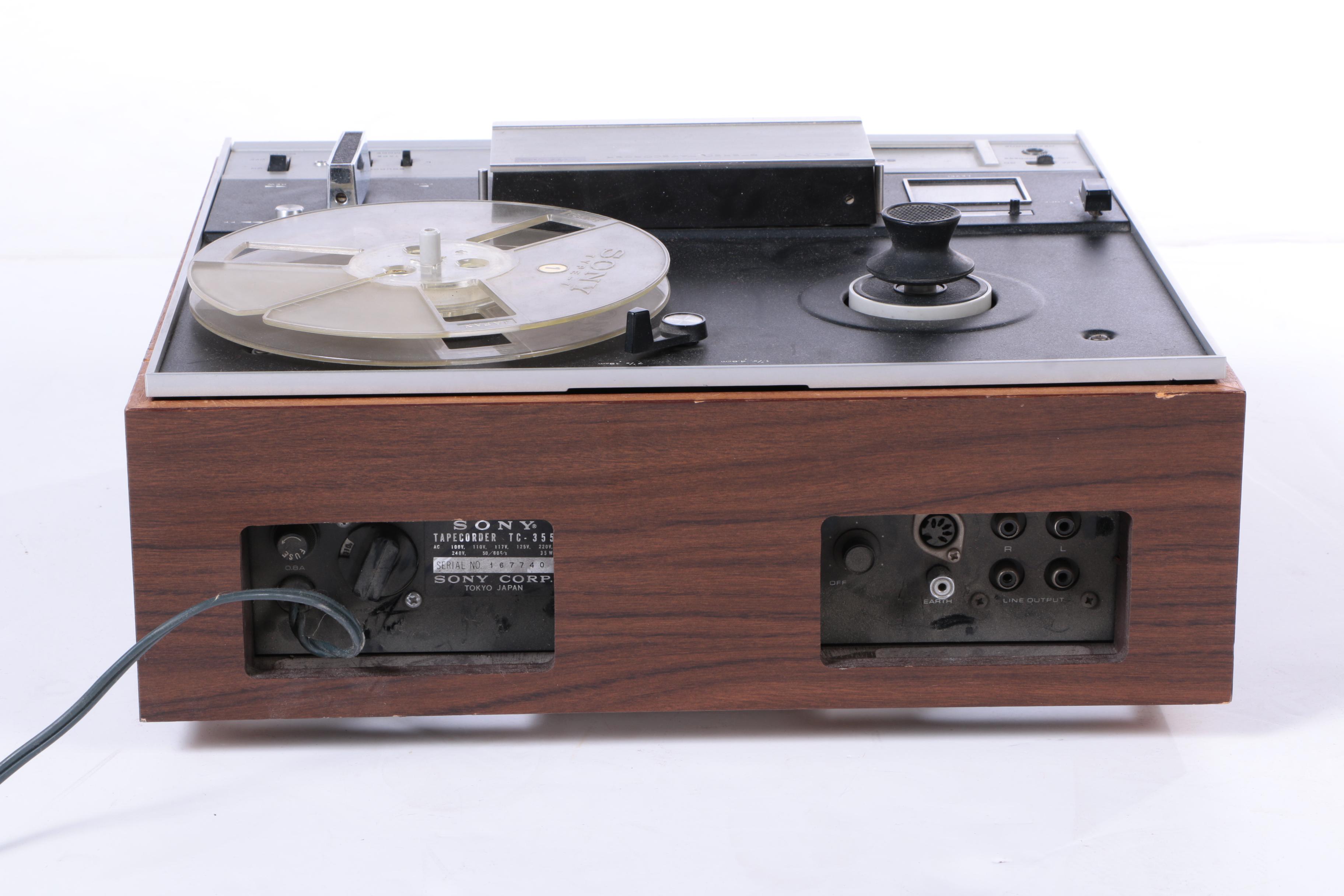 Sony Stereo Reel to Reel Recorder and Acoustic Research Speakers