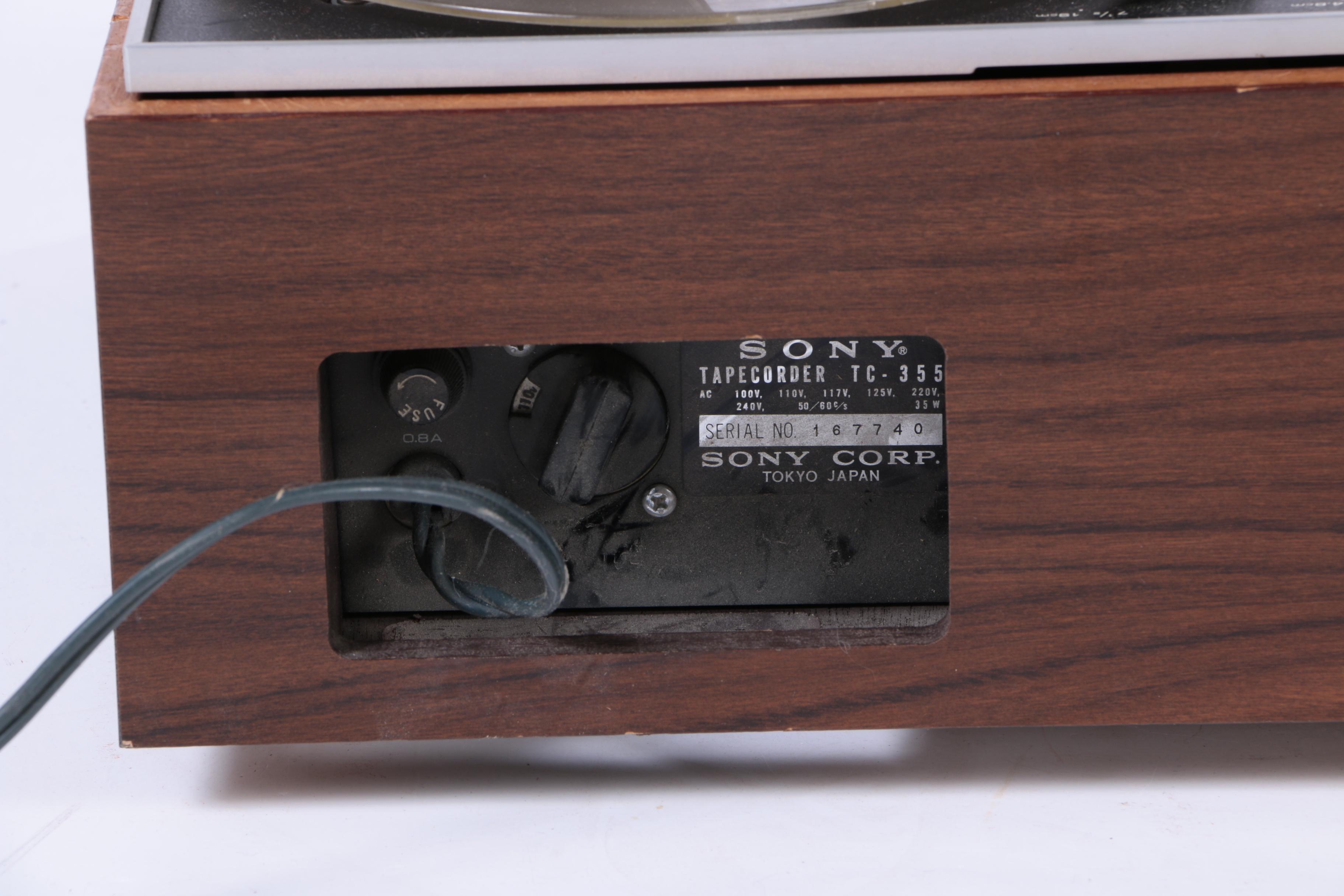 Sony Stereo Reel to Reel Recorder and Acoustic Research Speakers