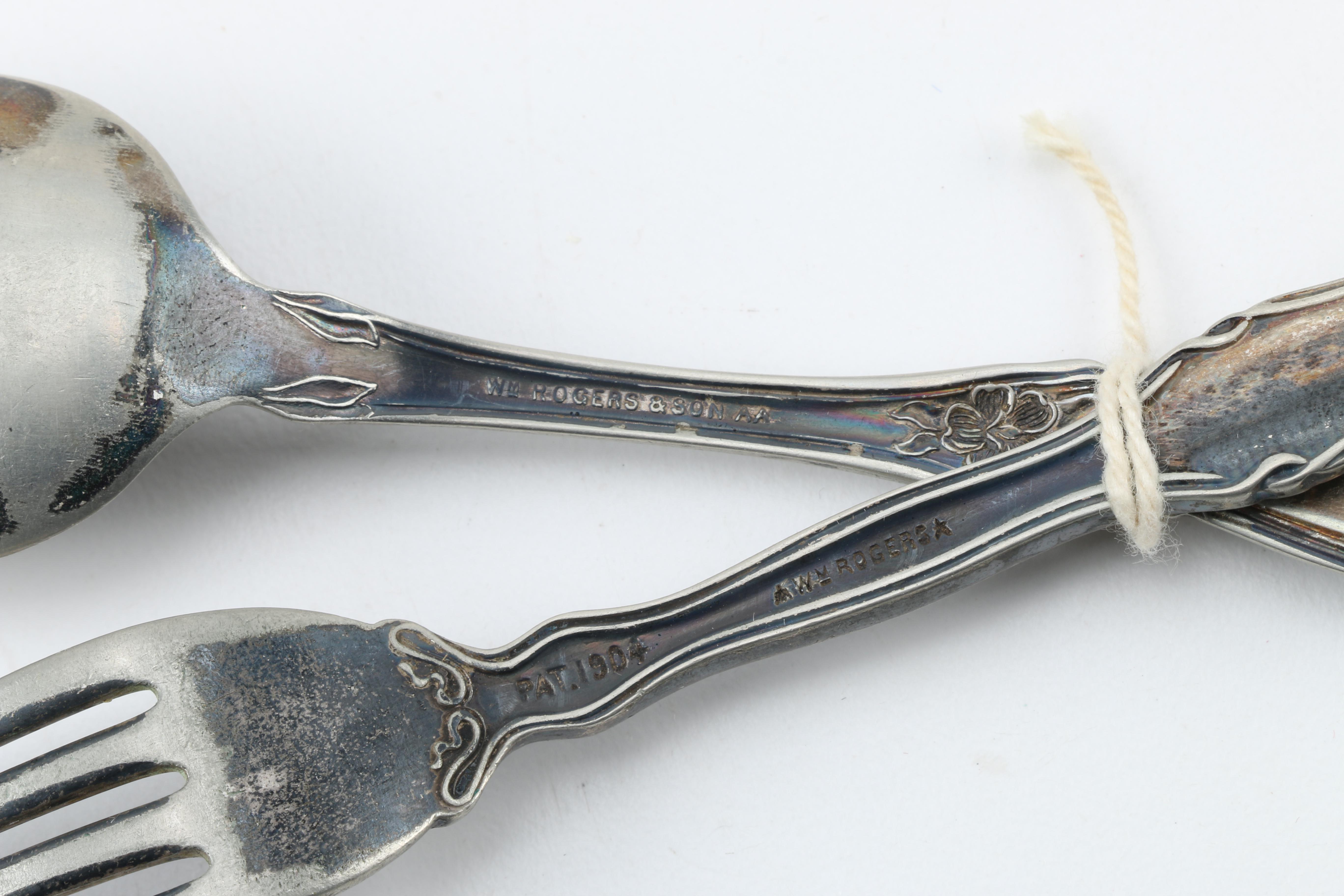 Knickerbocker Silver Co. Silver Plate Vanity Mug and Other Tableware