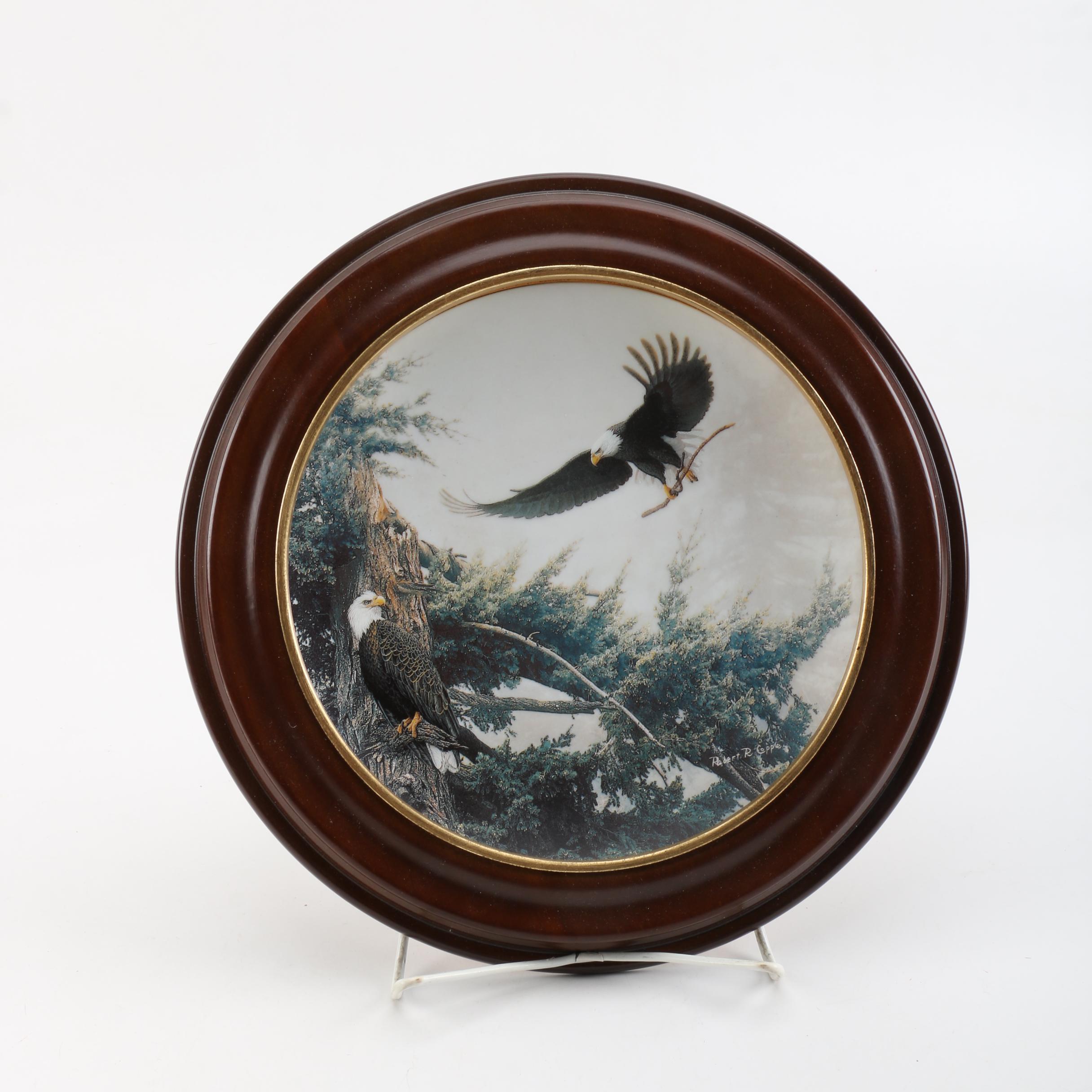 Bradford Exchange Porcelain Collector Plates in Frames