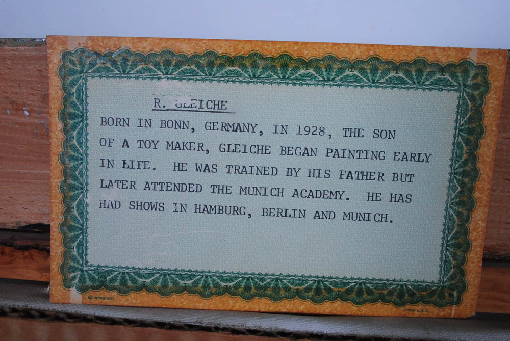 Rudolph Gleiche Oil Painting