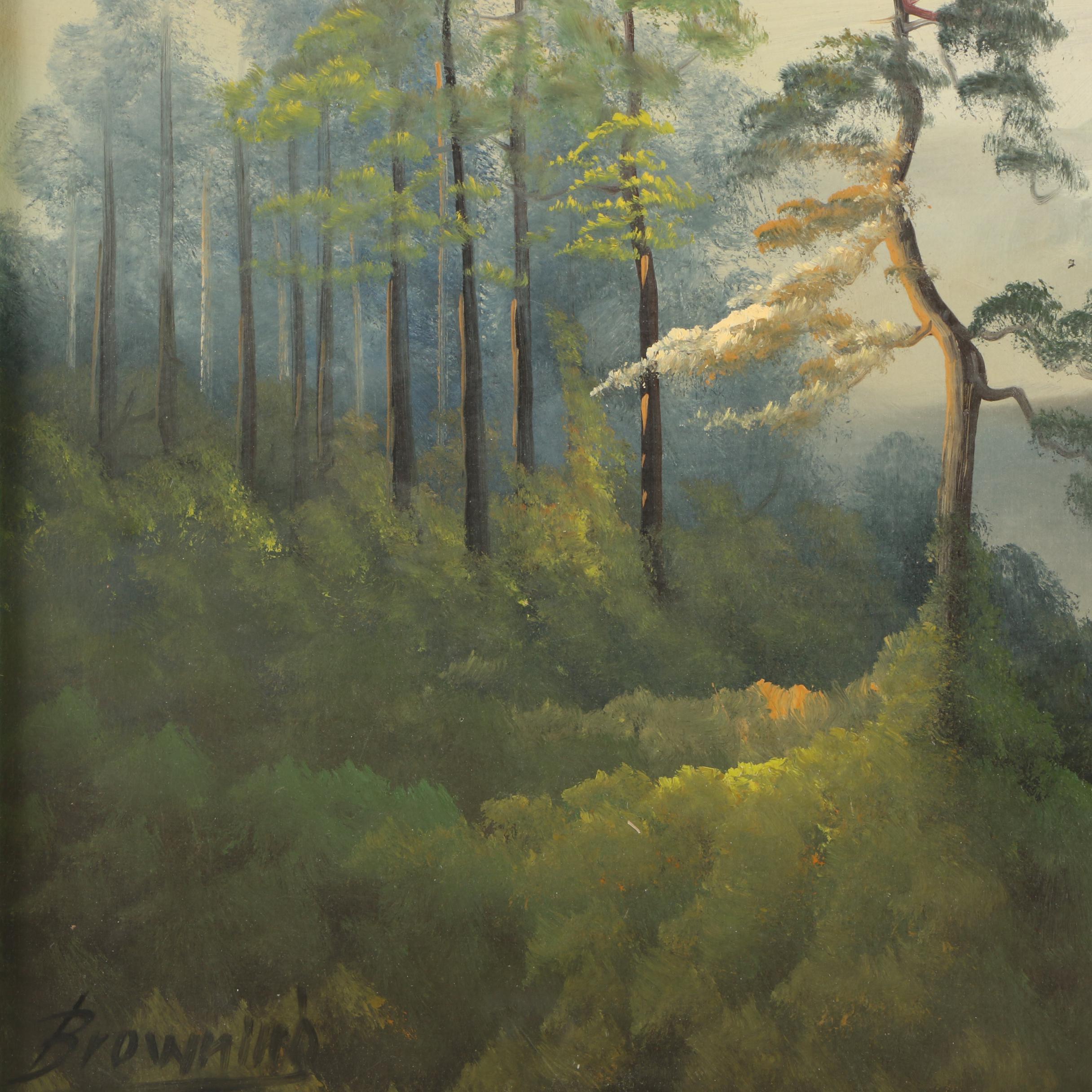 Alvah L. Browning Oil Painting "Mt. Hood, Oregon"