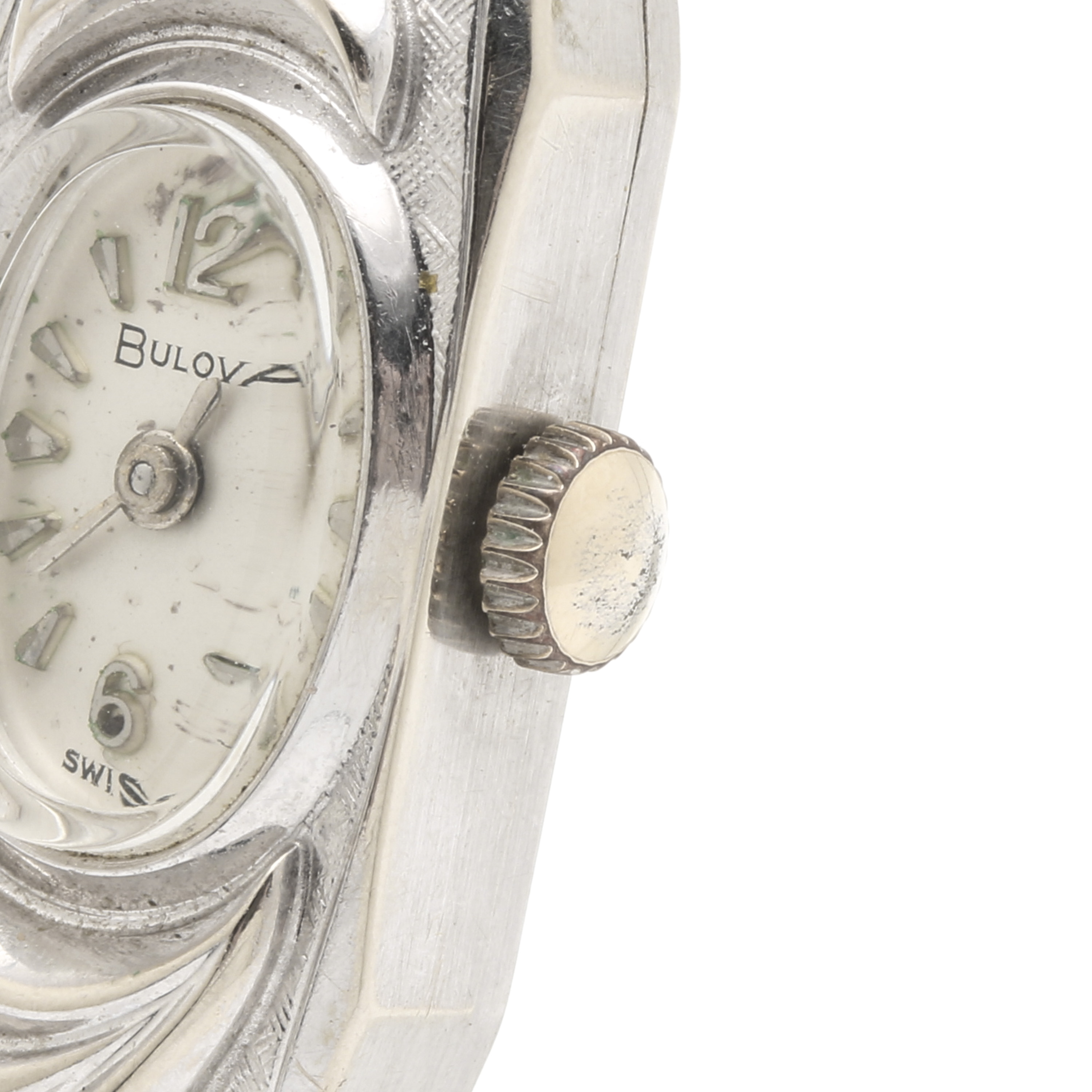 14K White Gold Bulova Watch