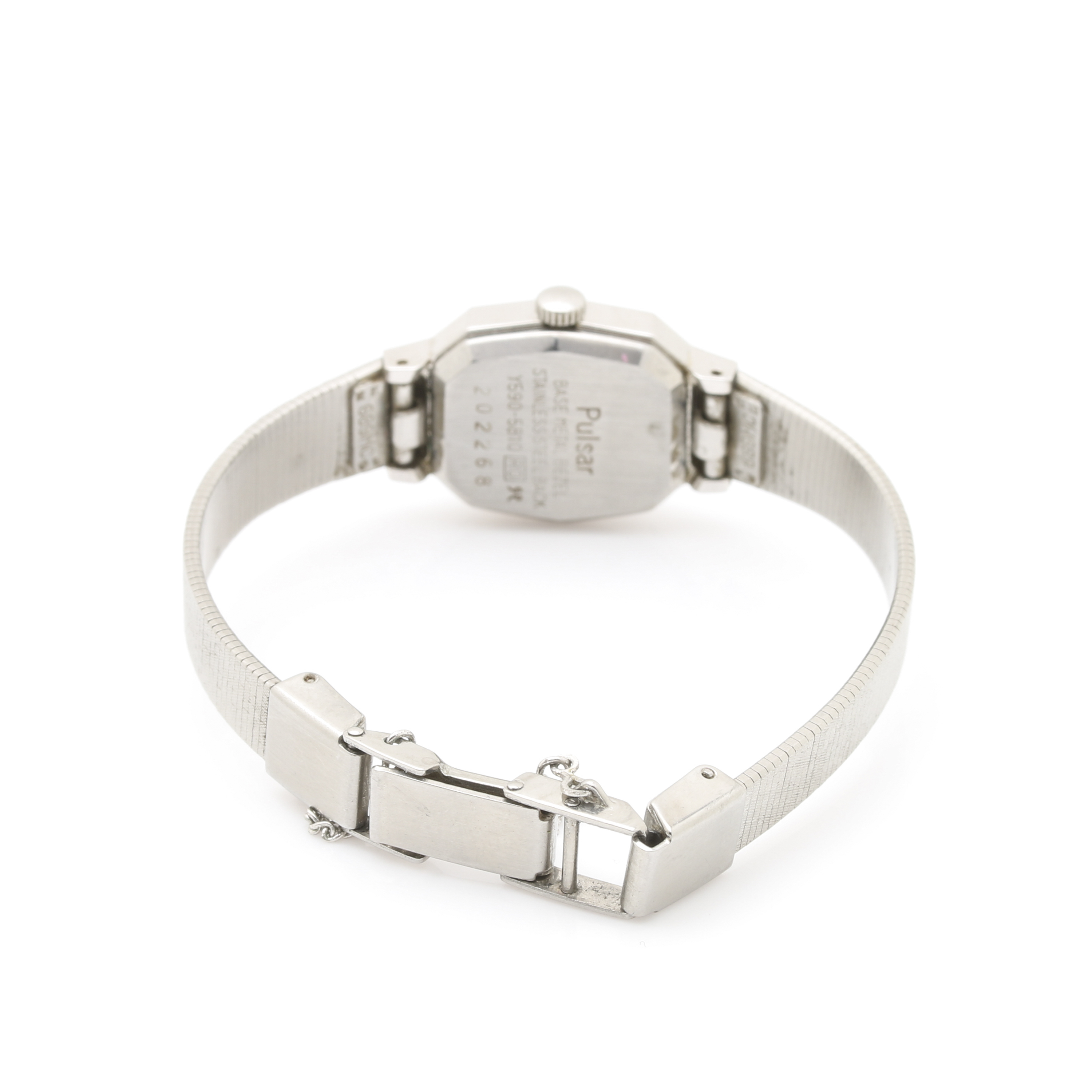 Wittnauer Rolled Gold Plate and Pulsar Silver Tone Stainless Steel Watches