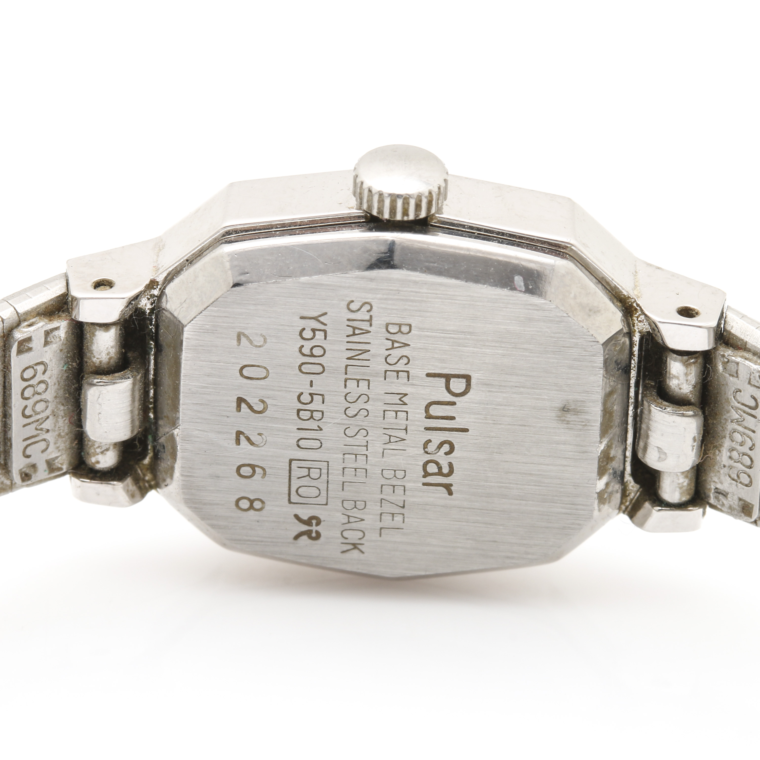 Wittnauer Rolled Gold Plate and Pulsar Silver Tone Stainless Steel Watches