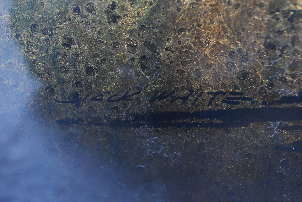 Jack White Commissioned Gold Leaf Portrait on Paper of Julius Erving