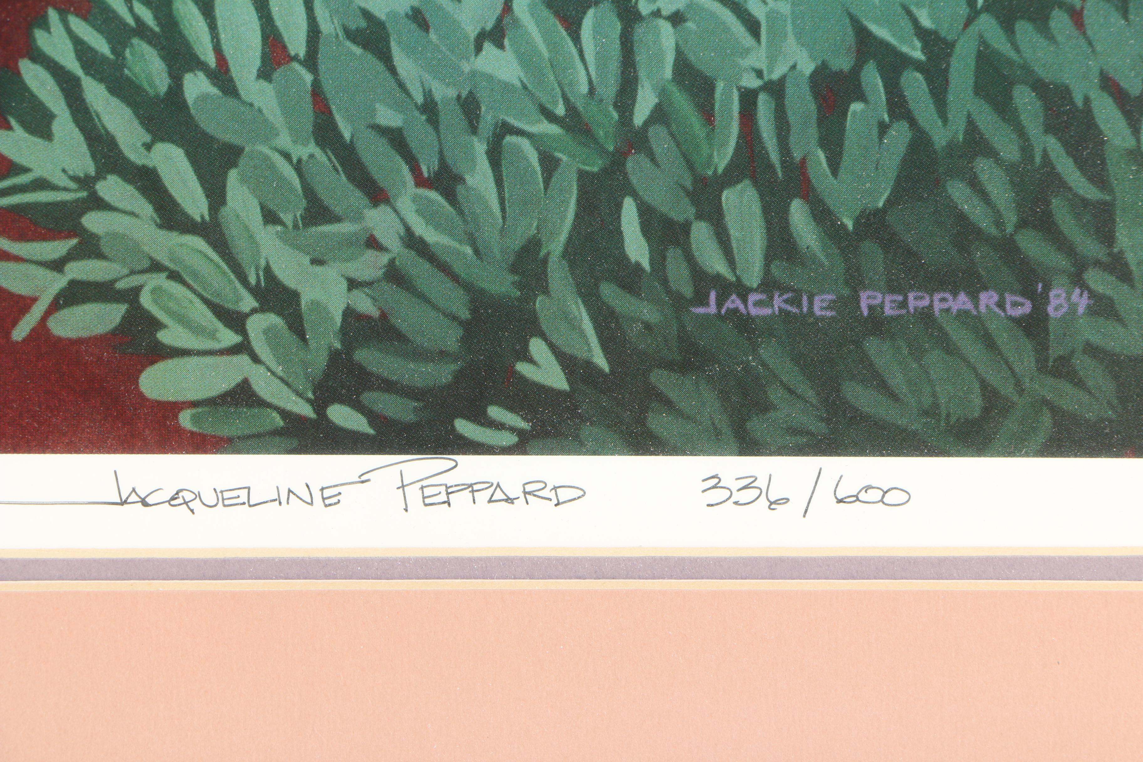 Jacqueline Peppard Limited Edition Offset Lithograph