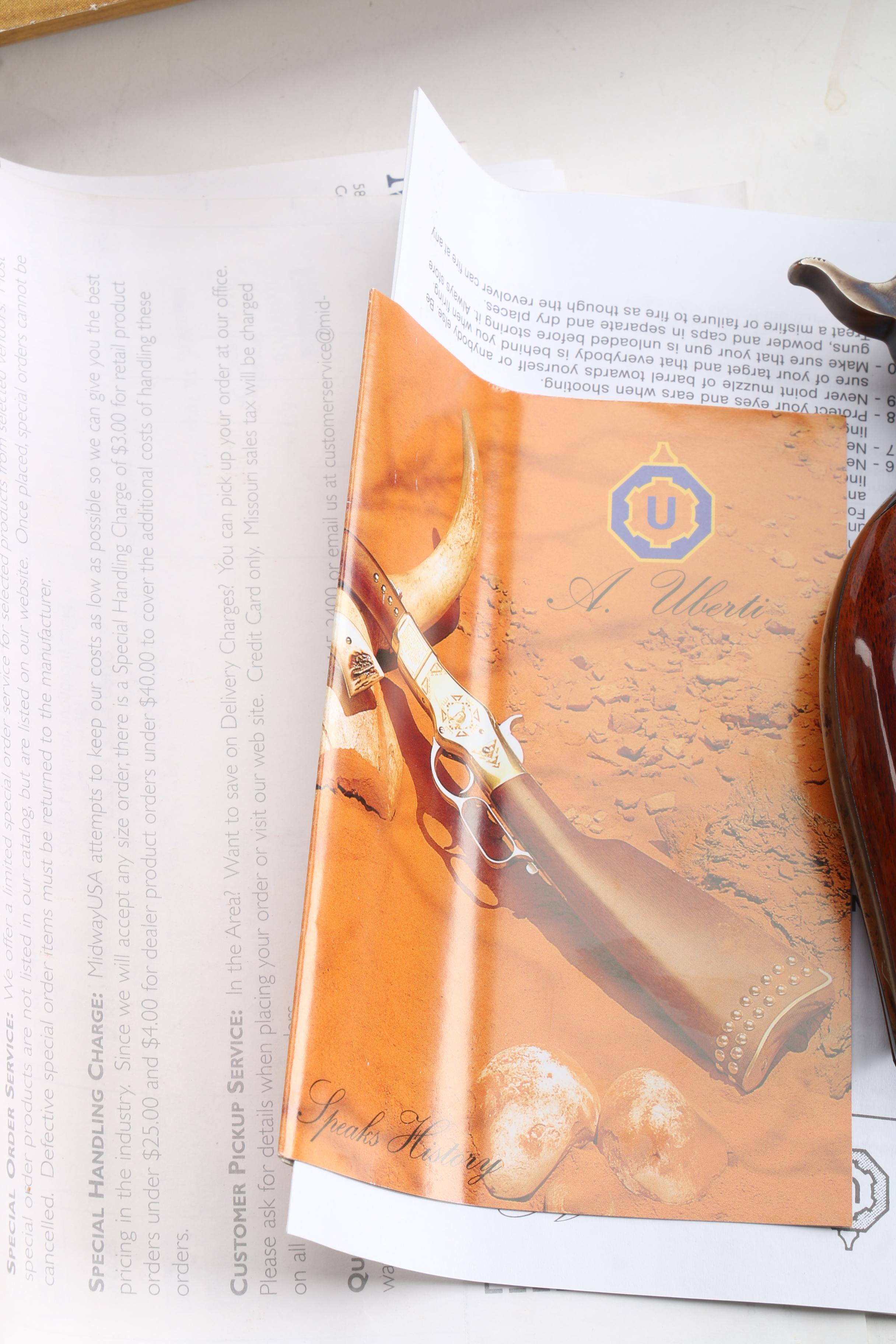 A. Uberti "1862 Police" Replica Colt Black Powder Revolver