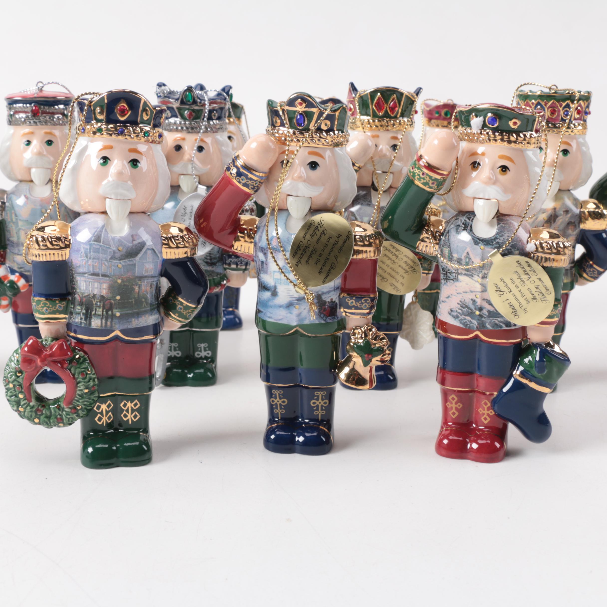 Thomas Kinkade Ceramic Nutcracker Ornament Collection