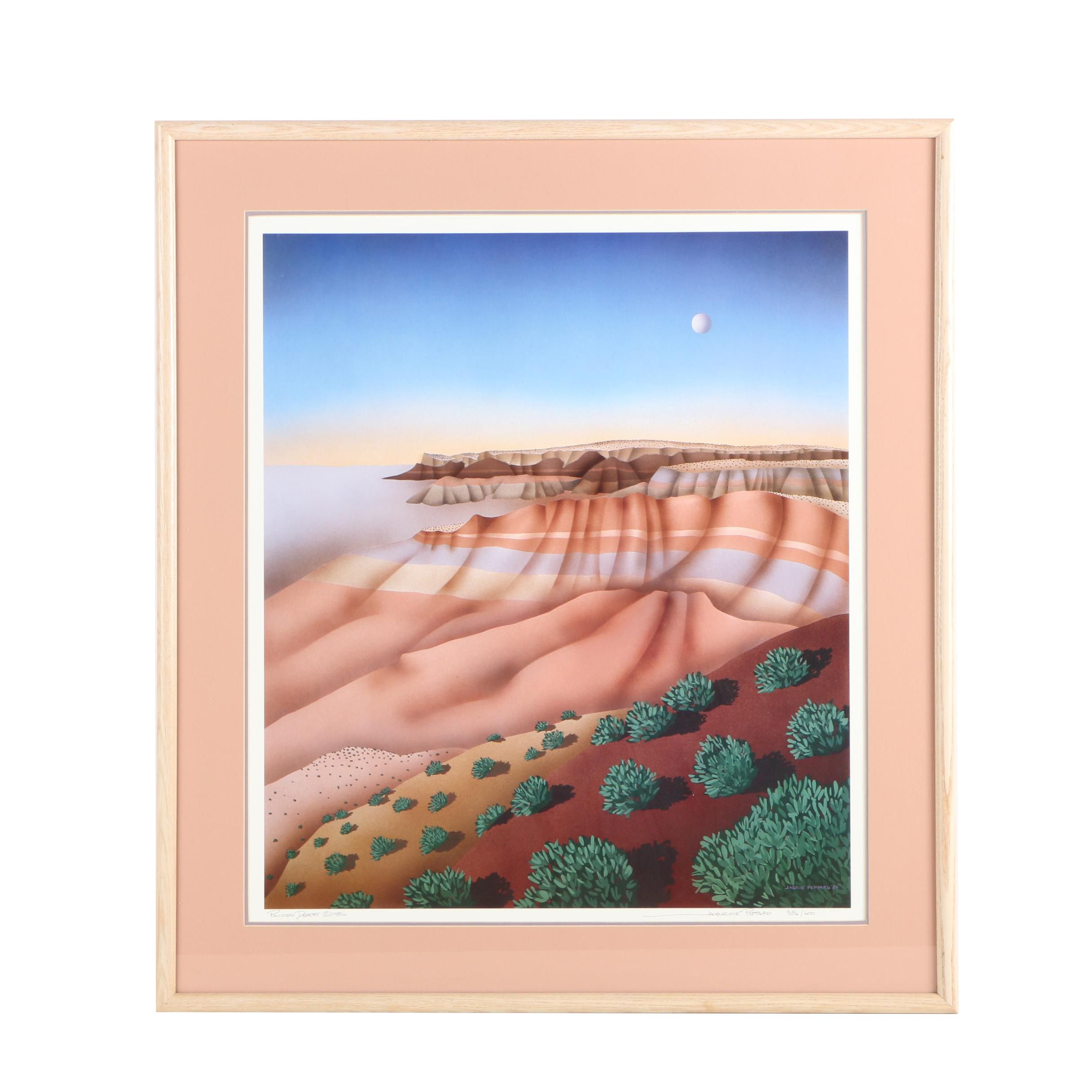 Jacqueline Peppard Limited Edition Offset Lithograph