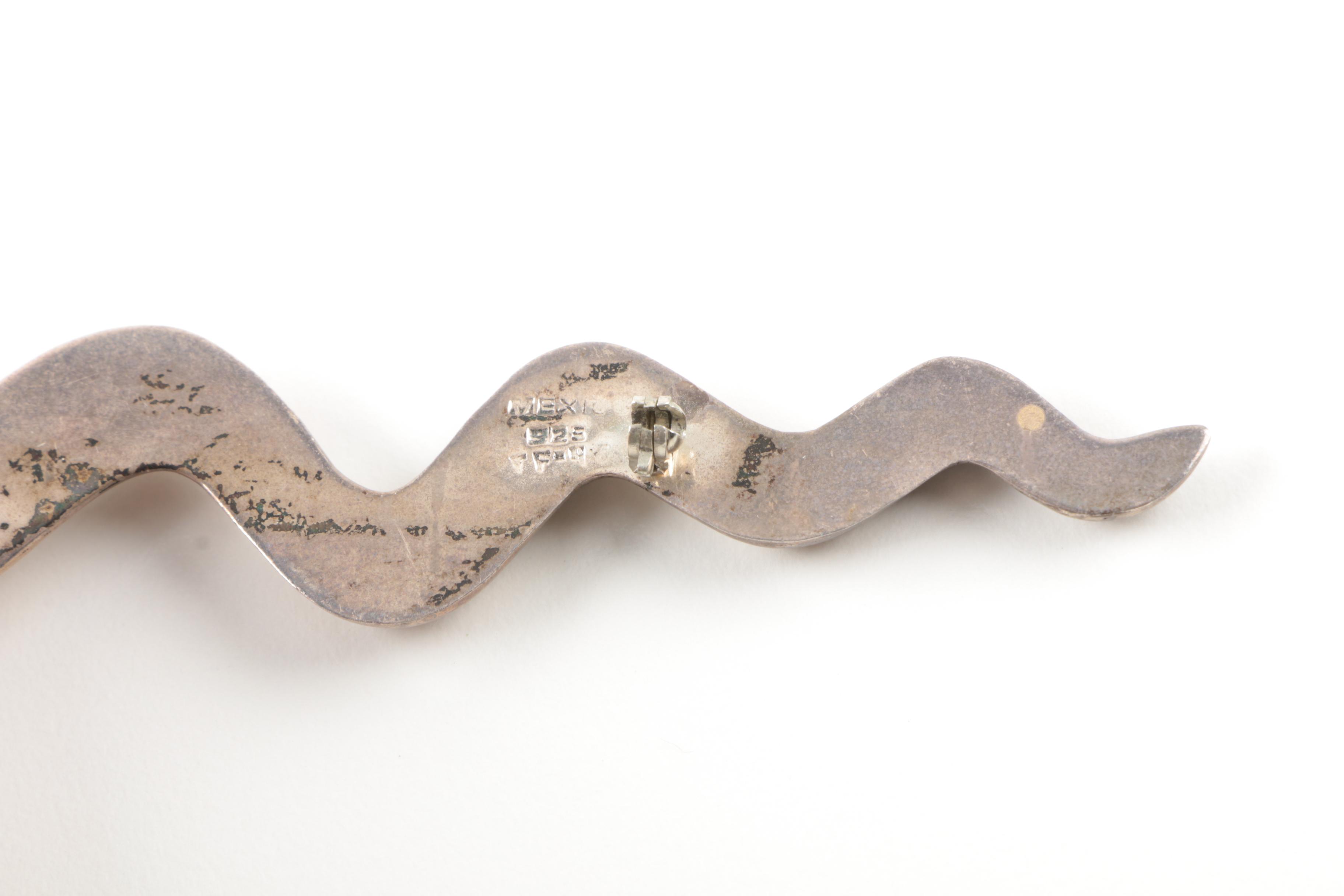 Sterling Silver Jewelry Selection Including James Cheama