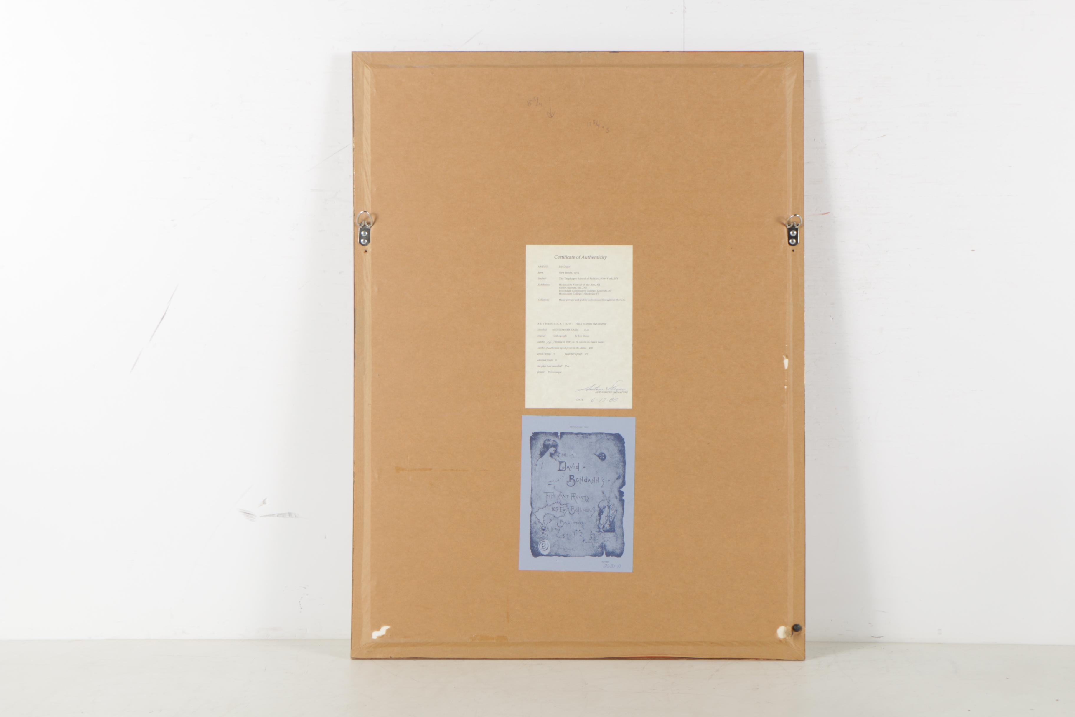 Joy Dunn Lithograph "Midsummer Calm"