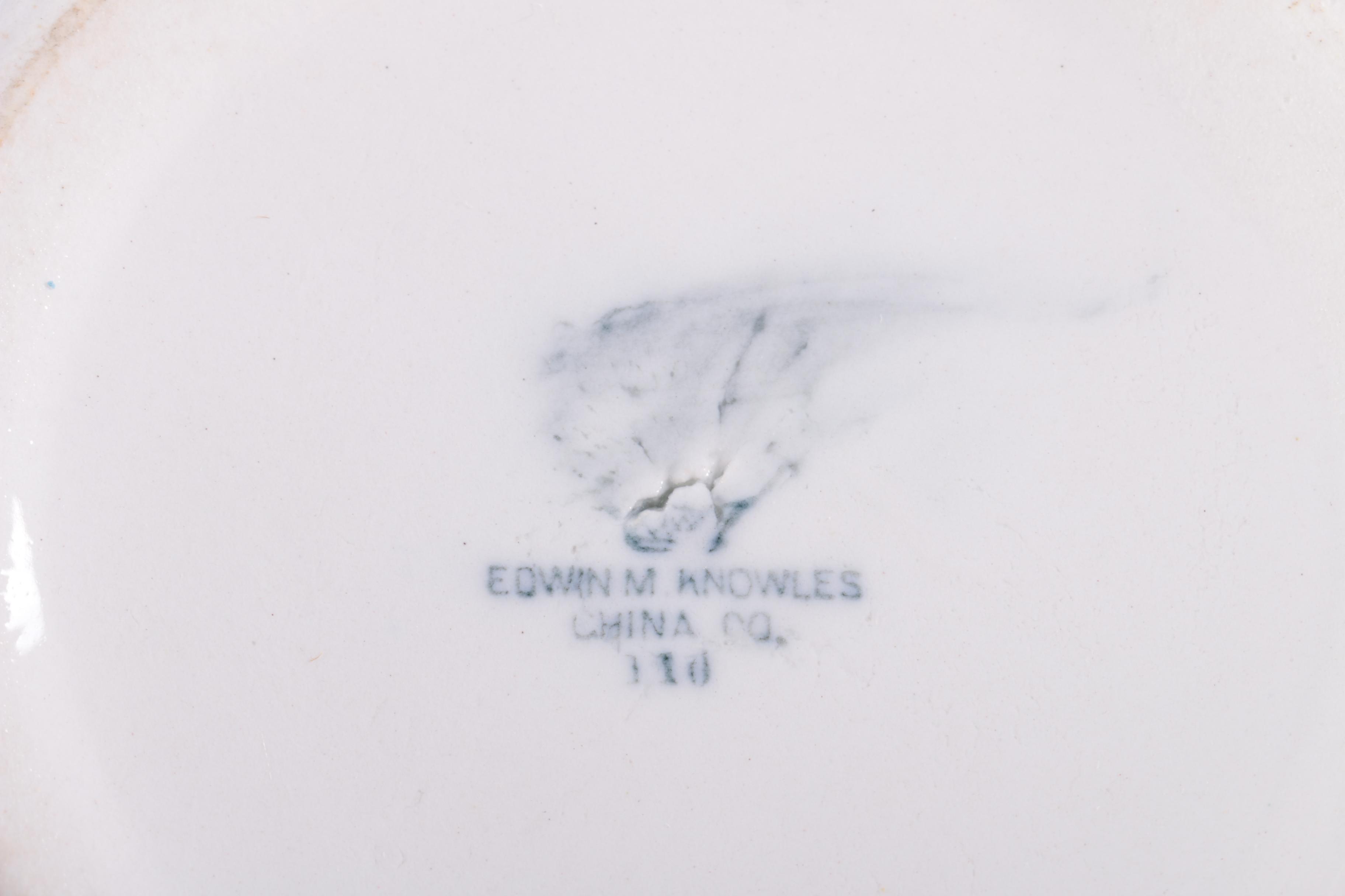Edwin M. Knowles Soap Dish with Strainer